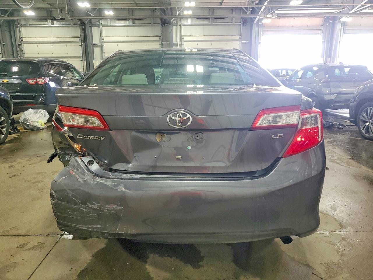 2013 Toyota Camry Le Серый vin: 4T4BF1FK7DR336248