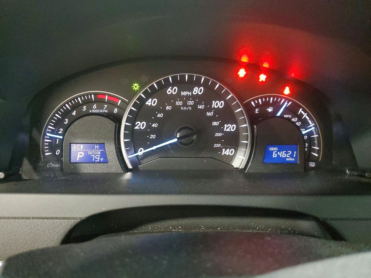 2013 Toyota Camry Le Серый vin: 4T4BF1FK7DR336248