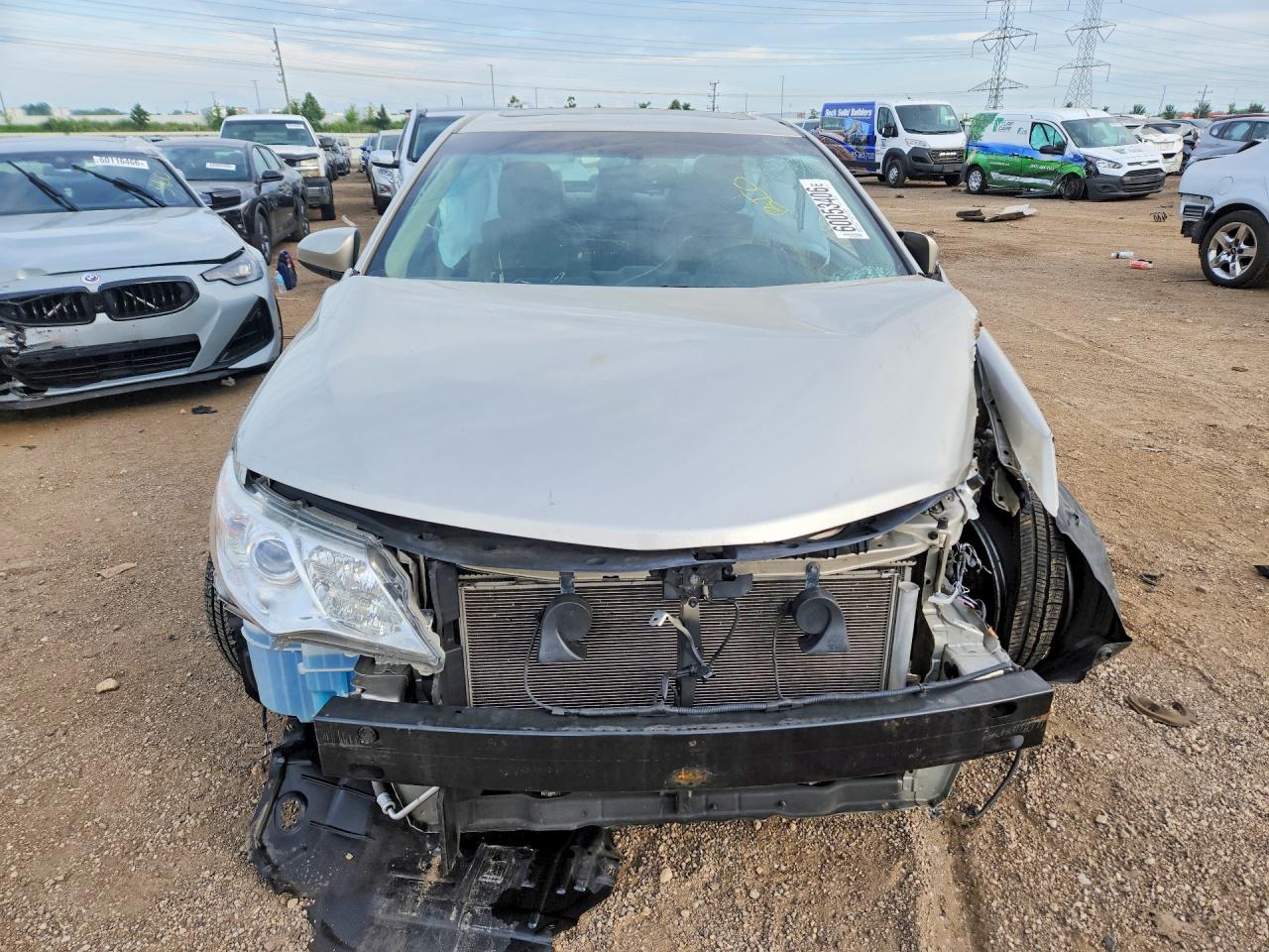 2014 Toyota Camry Xle Beige vin: 4T4BF1FK7ER337997