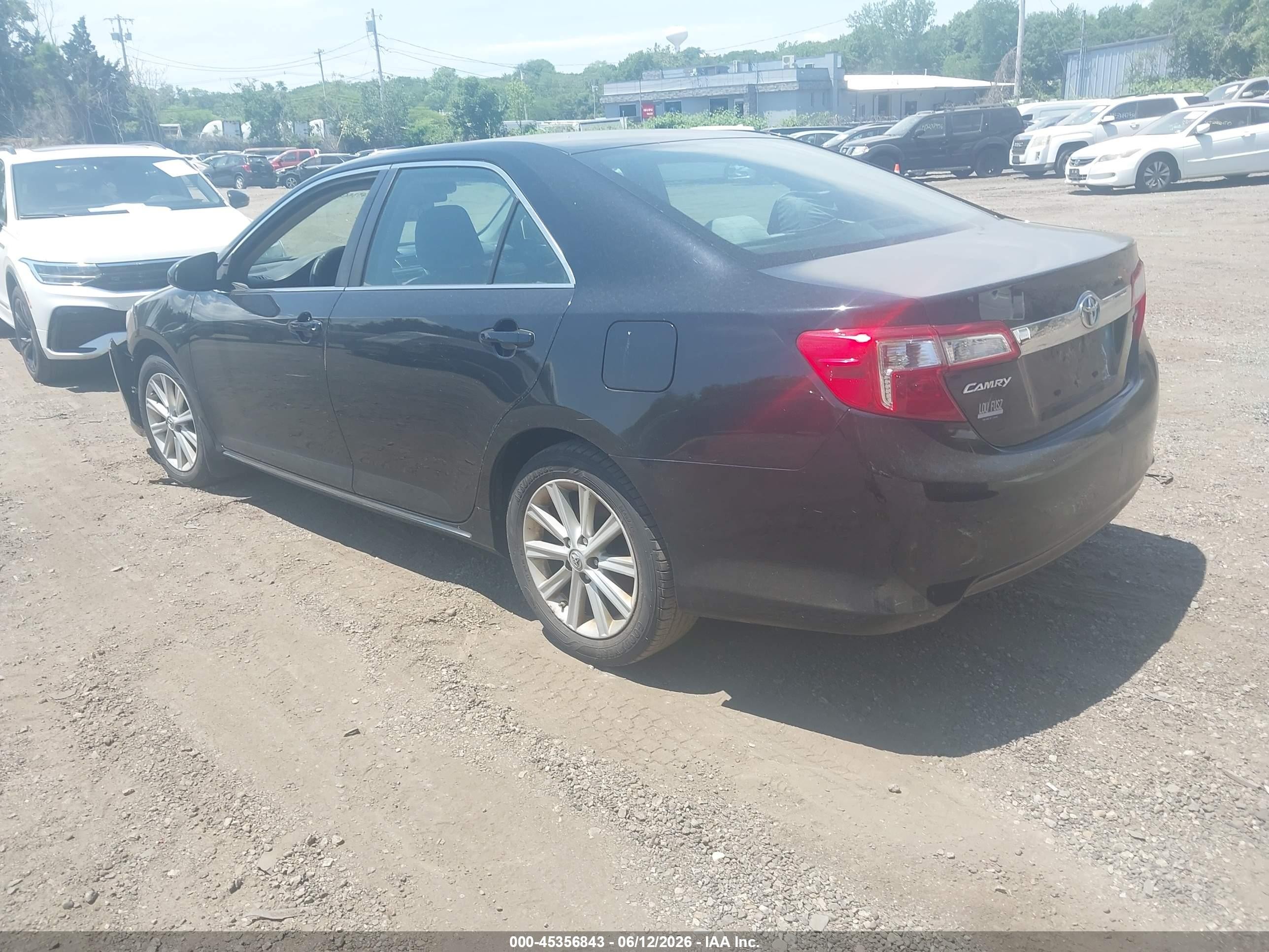 2014 Toyota Camry Xle Черный vin: 4T4BF1FK7ER370109