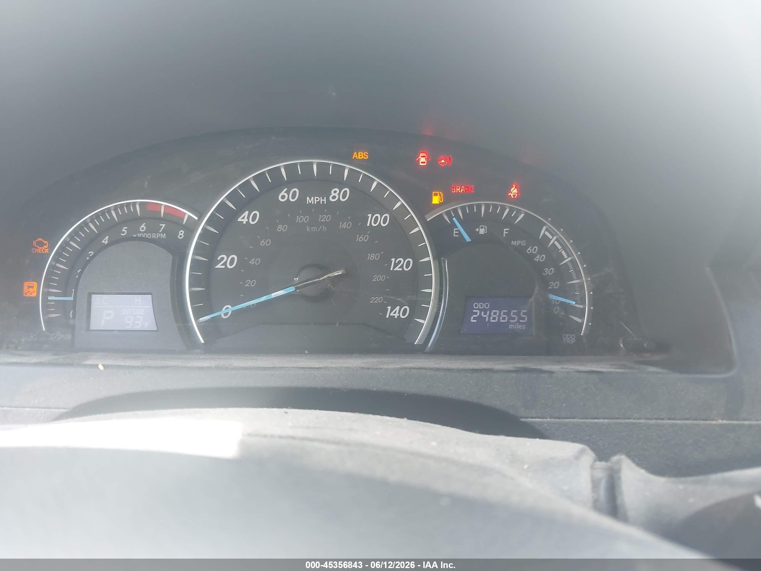 2014 Toyota Camry Xle Черный vin: 4T4BF1FK7ER370109