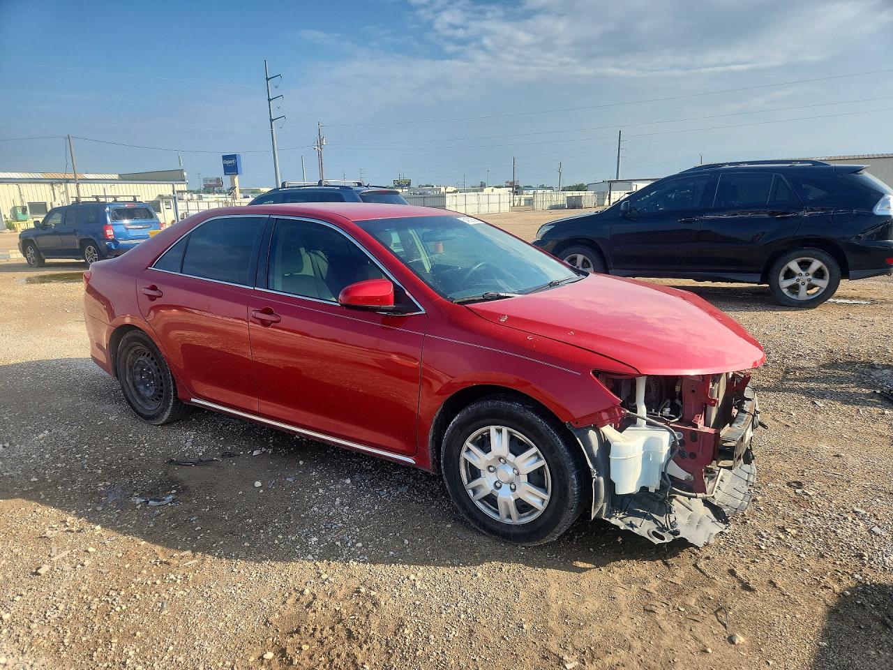 2014 Toyota Camry Le Красный vin: 4T4BF1FK7ER403917