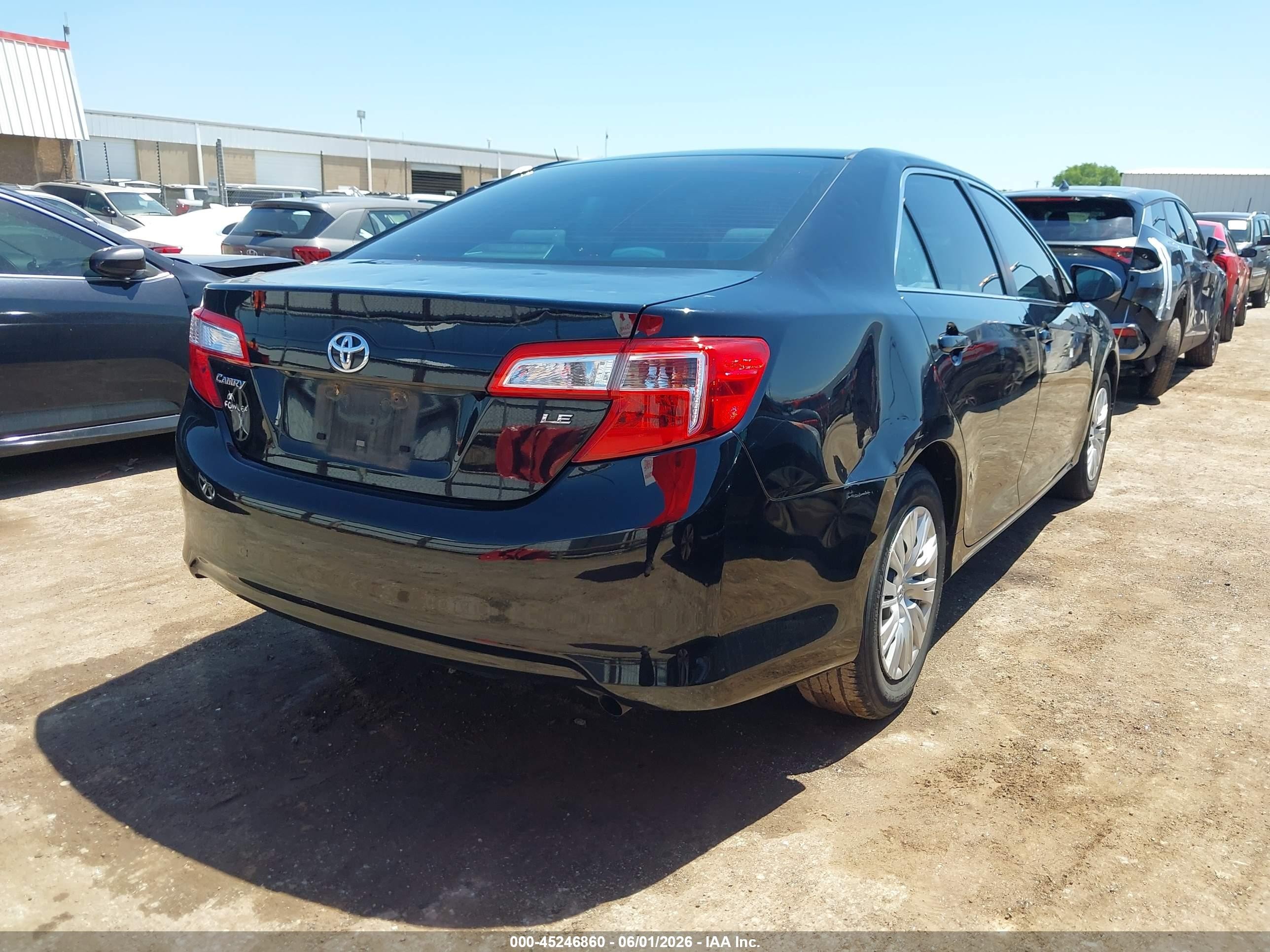2014 Toyota Camry Le Black vin: 4T4BF1FK7ER426615