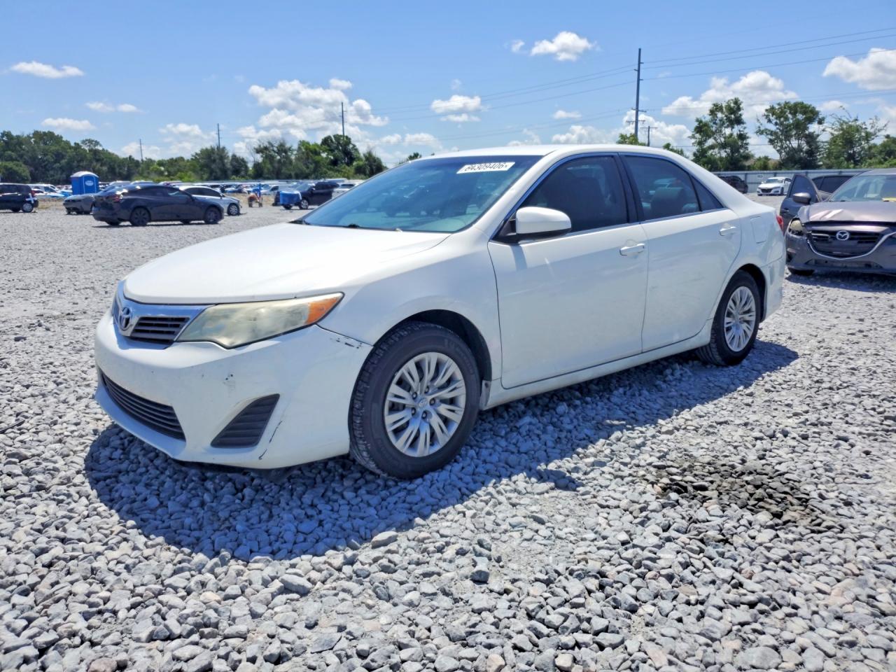 2014 Toyota Camry L White vin: 4T4BF1FK7ER432091