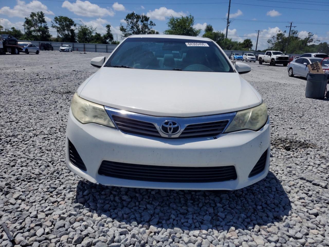 2014 Toyota Camry L White vin: 4T4BF1FK7ER432091