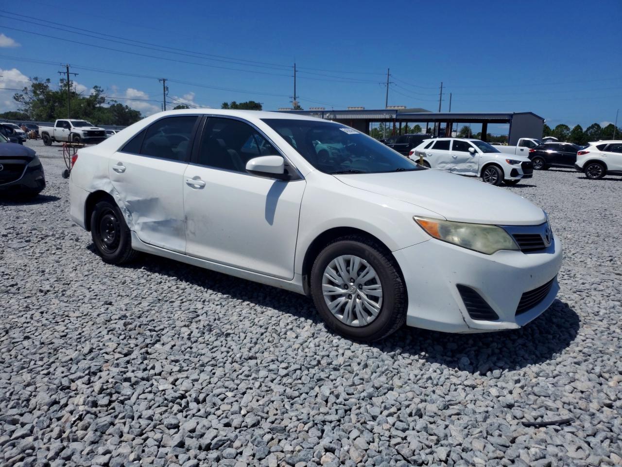 2014 Toyota Camry L White vin: 4T4BF1FK7ER432091