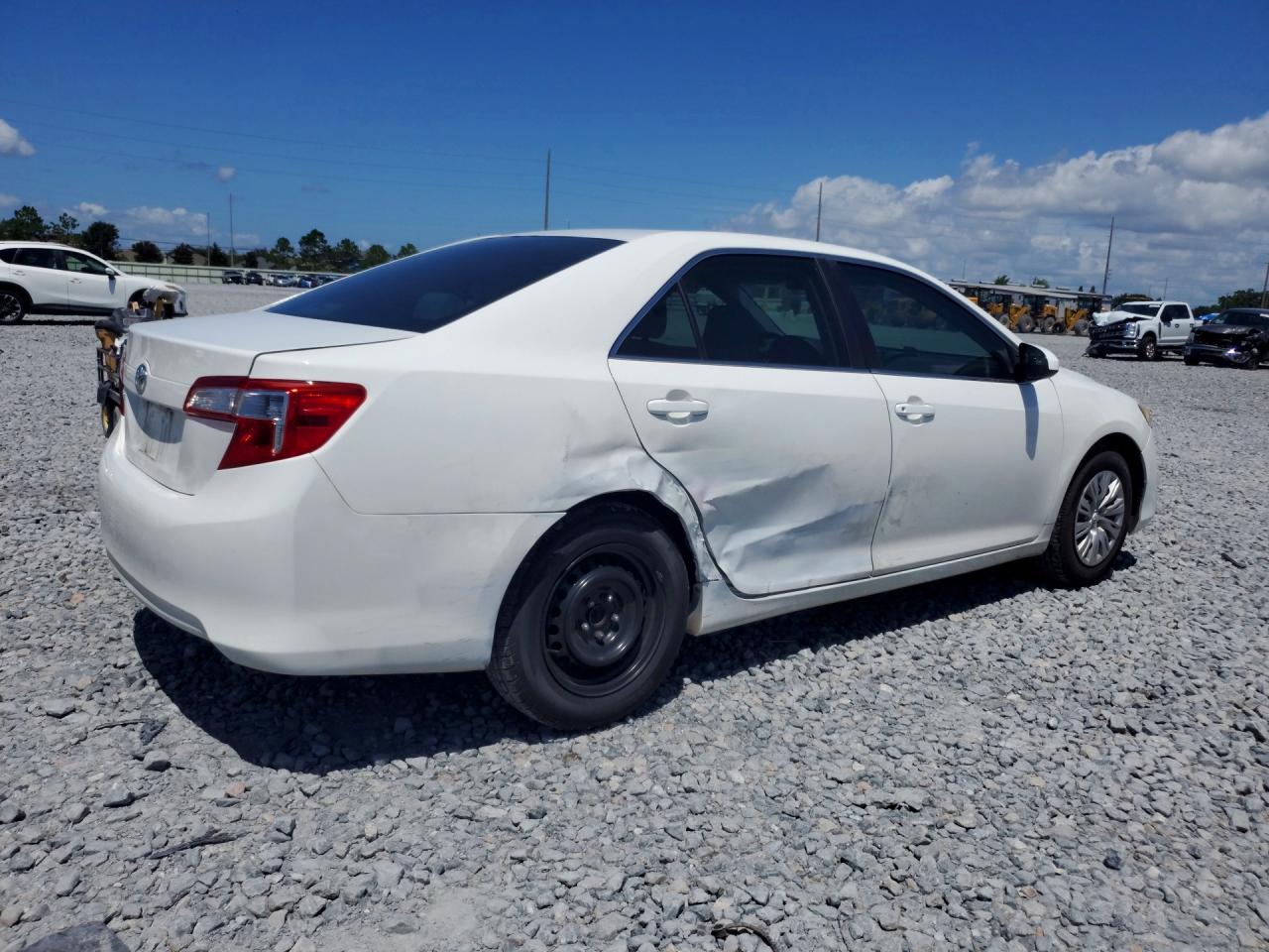 2014 Toyota Camry L White vin: 4T4BF1FK7ER432091
