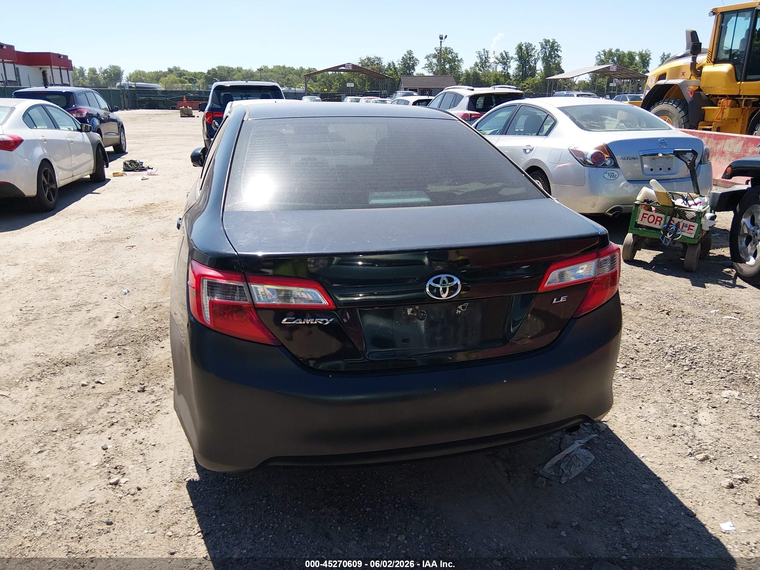 2014 Toyota Camry Le Черный vin: 4T4BF1FK7ER439476