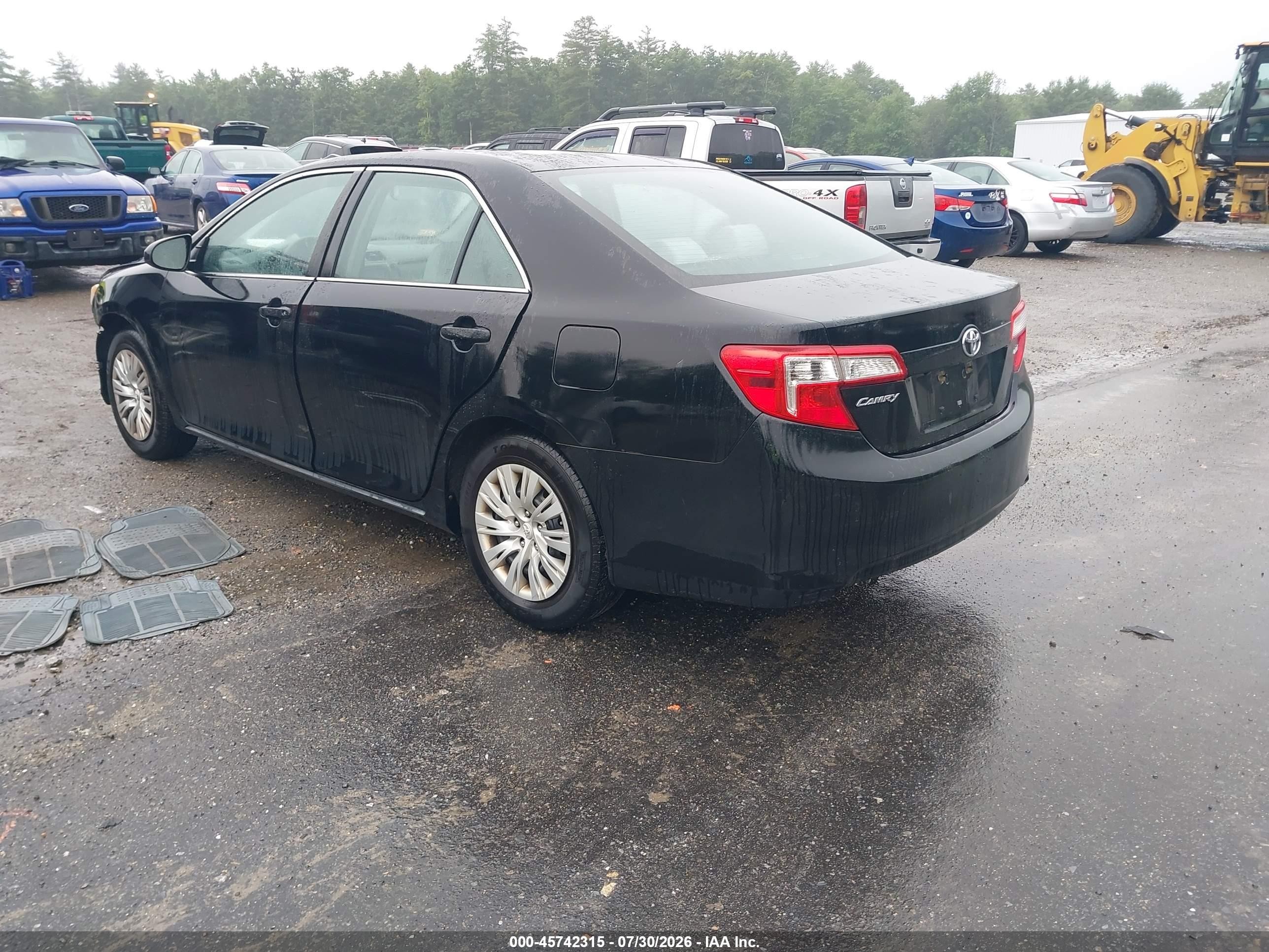 2014 Toyota Camry Le Black vin: 4T4BF1FK7ER439591