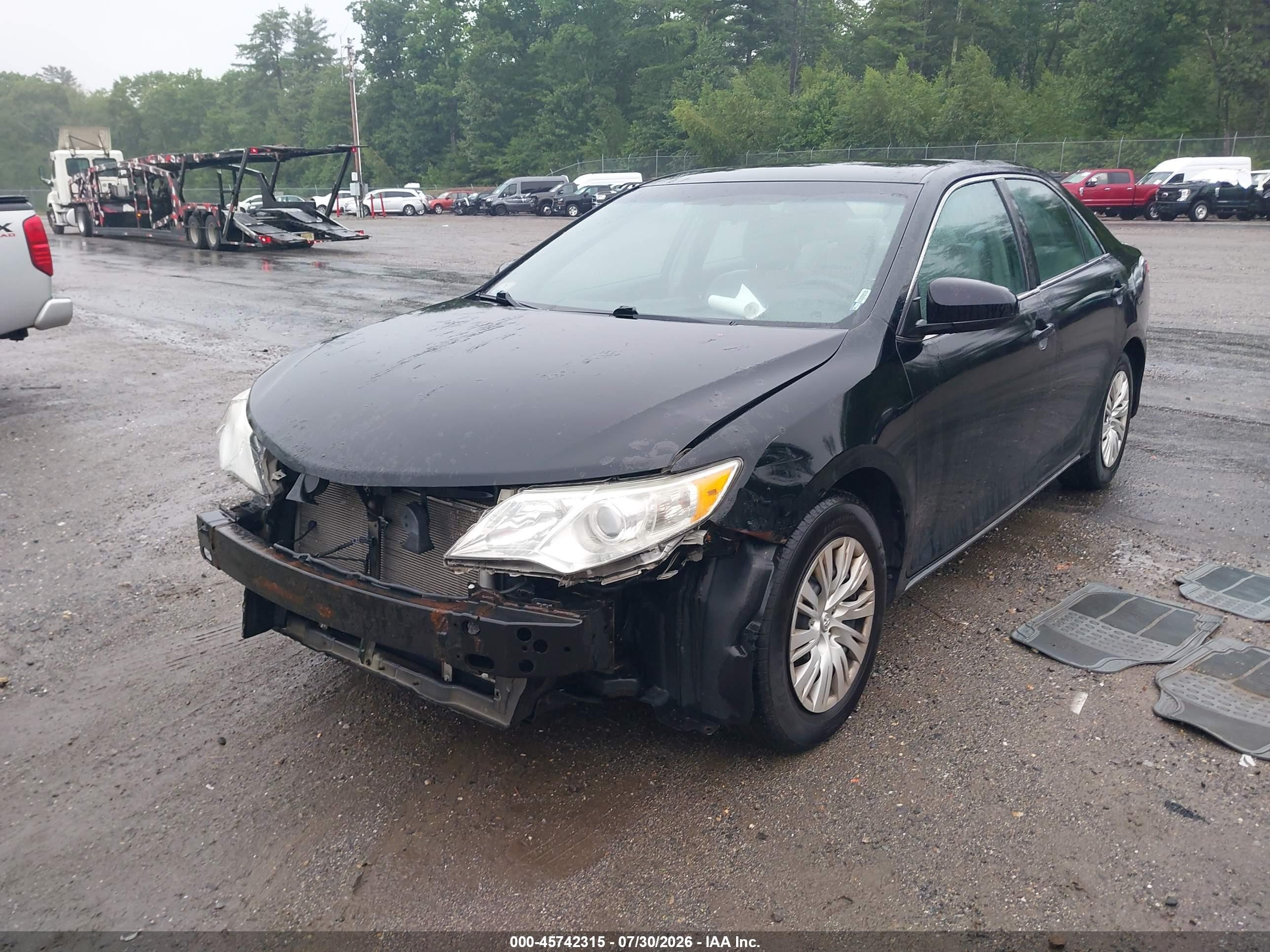 2014 Toyota Camry Le Black vin: 4T4BF1FK7ER439591