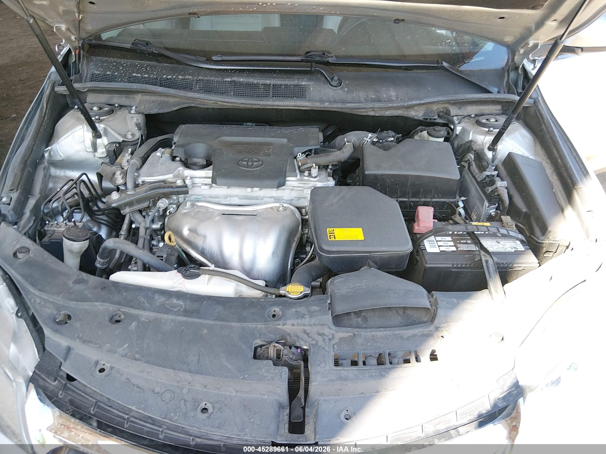 2015 Toyota Camry Xle Серебряный vin: 4T4BF1FK7FR458191