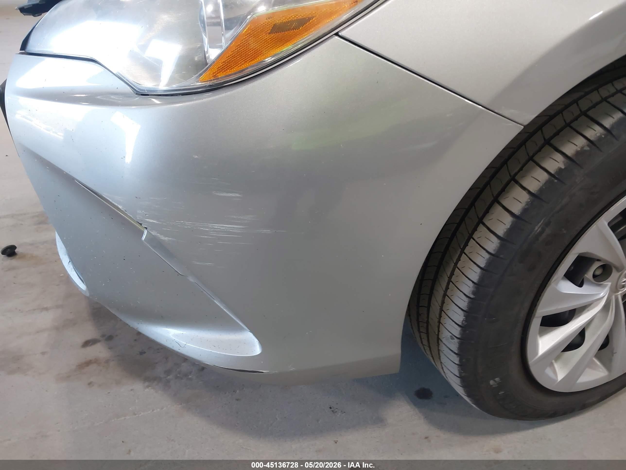 2015 Toyota Camry Le Silver vin: 4T4BF1FK7FR464489