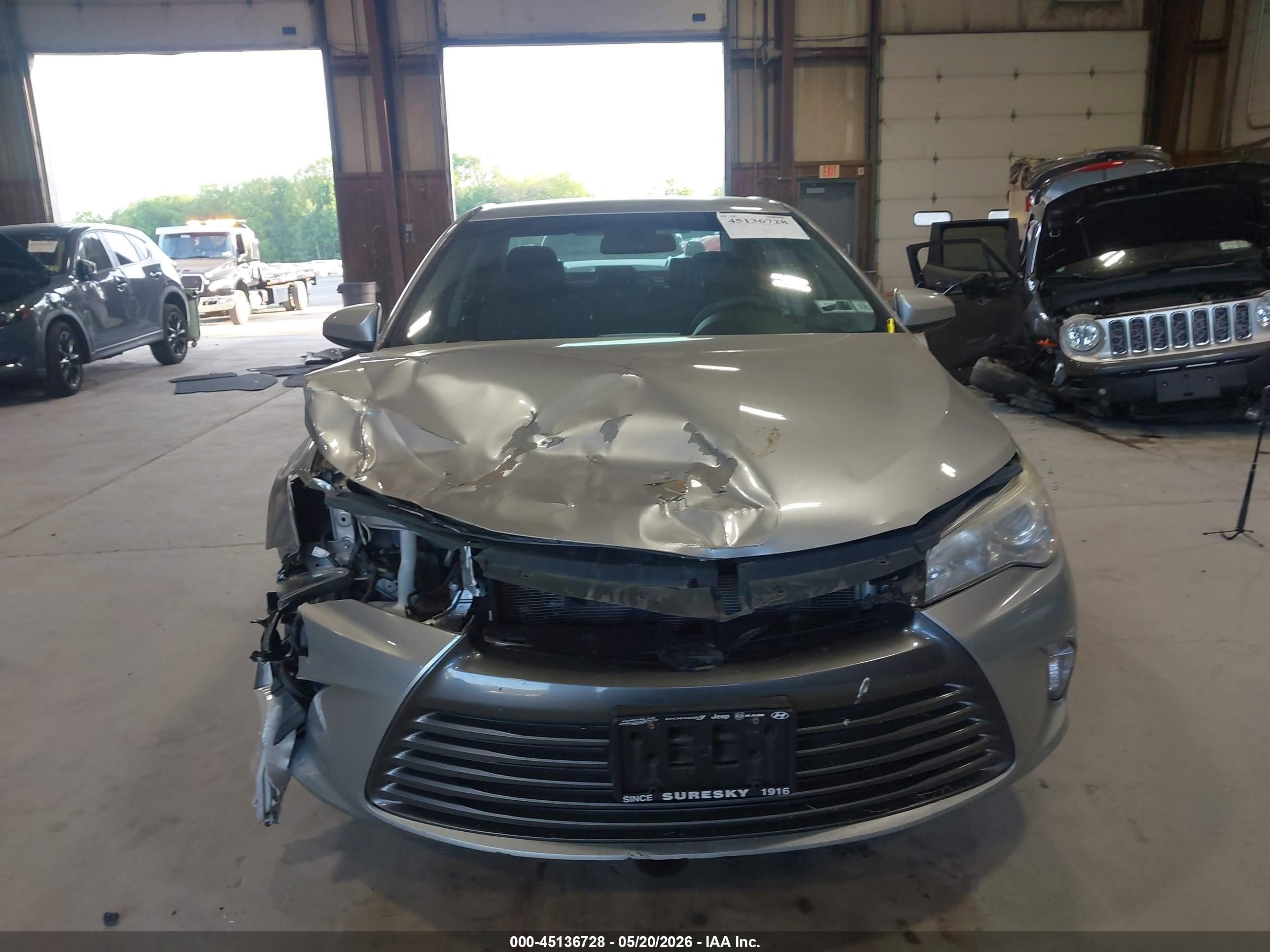 2015 Toyota Camry Le Silver vin: 4T4BF1FK7FR464489