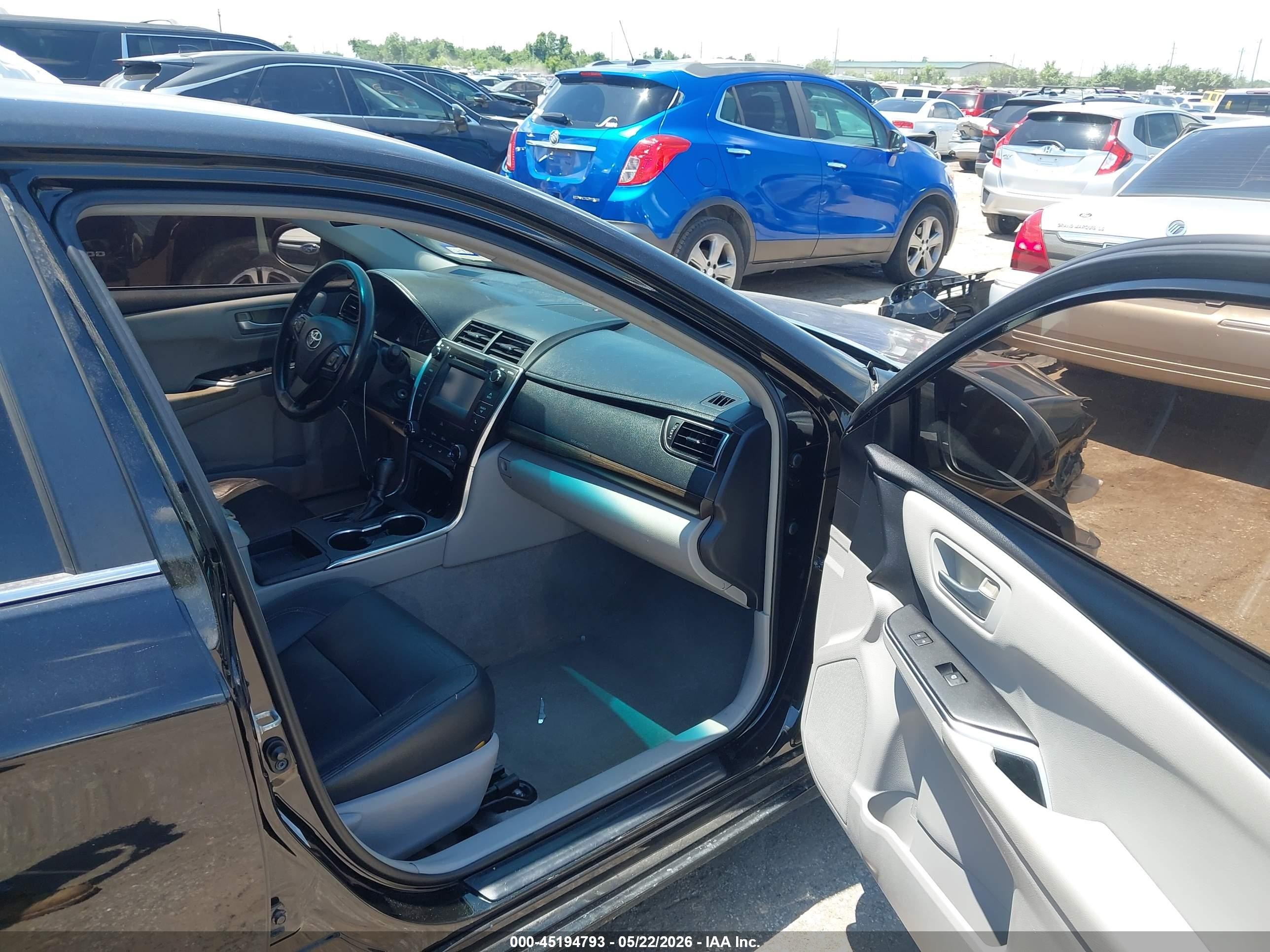 2015 Toyota Camry Le Black vin: 4T4BF1FK7FR474004