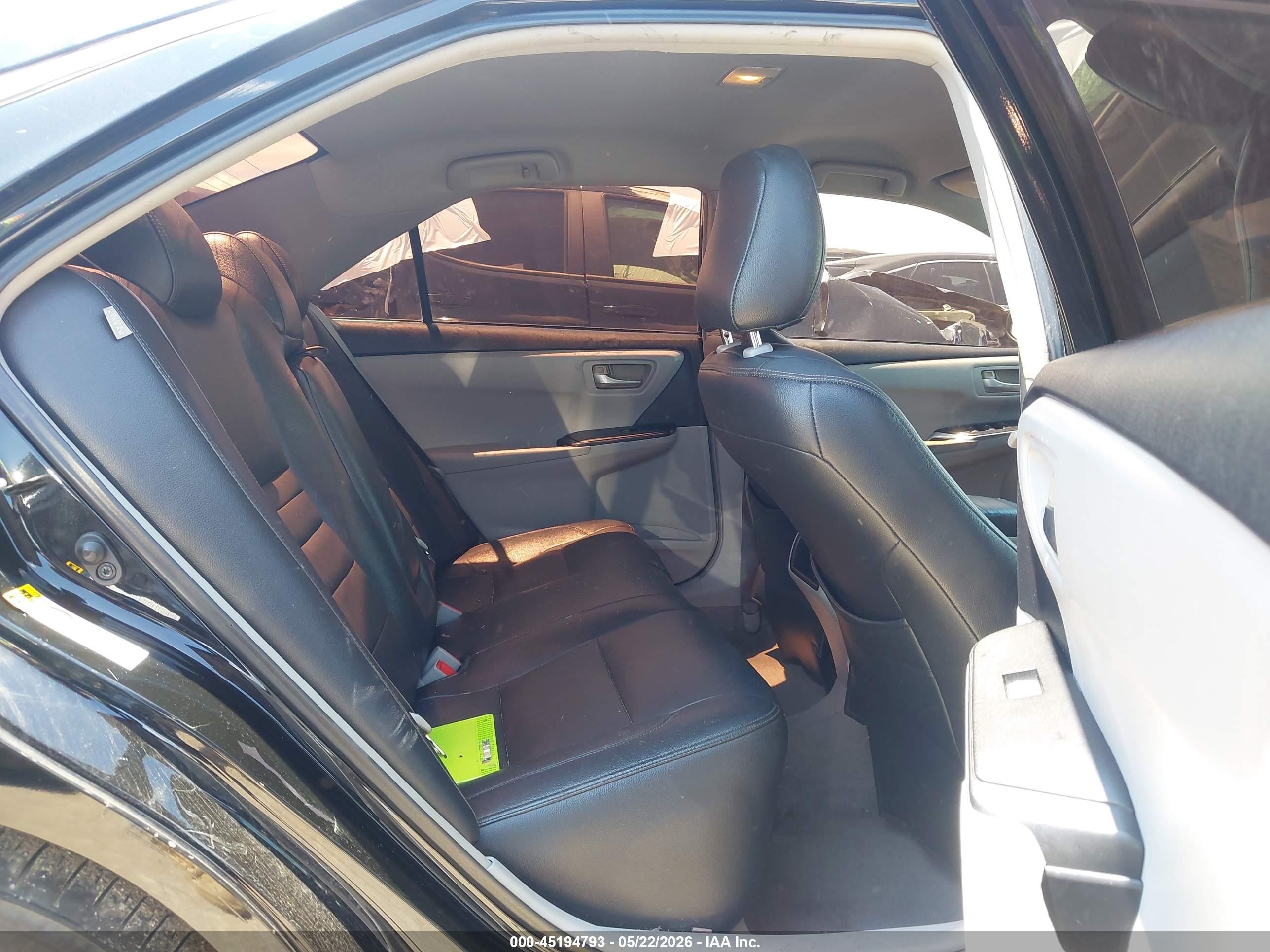 2015 Toyota Camry Le Black vin: 4T4BF1FK7FR474004