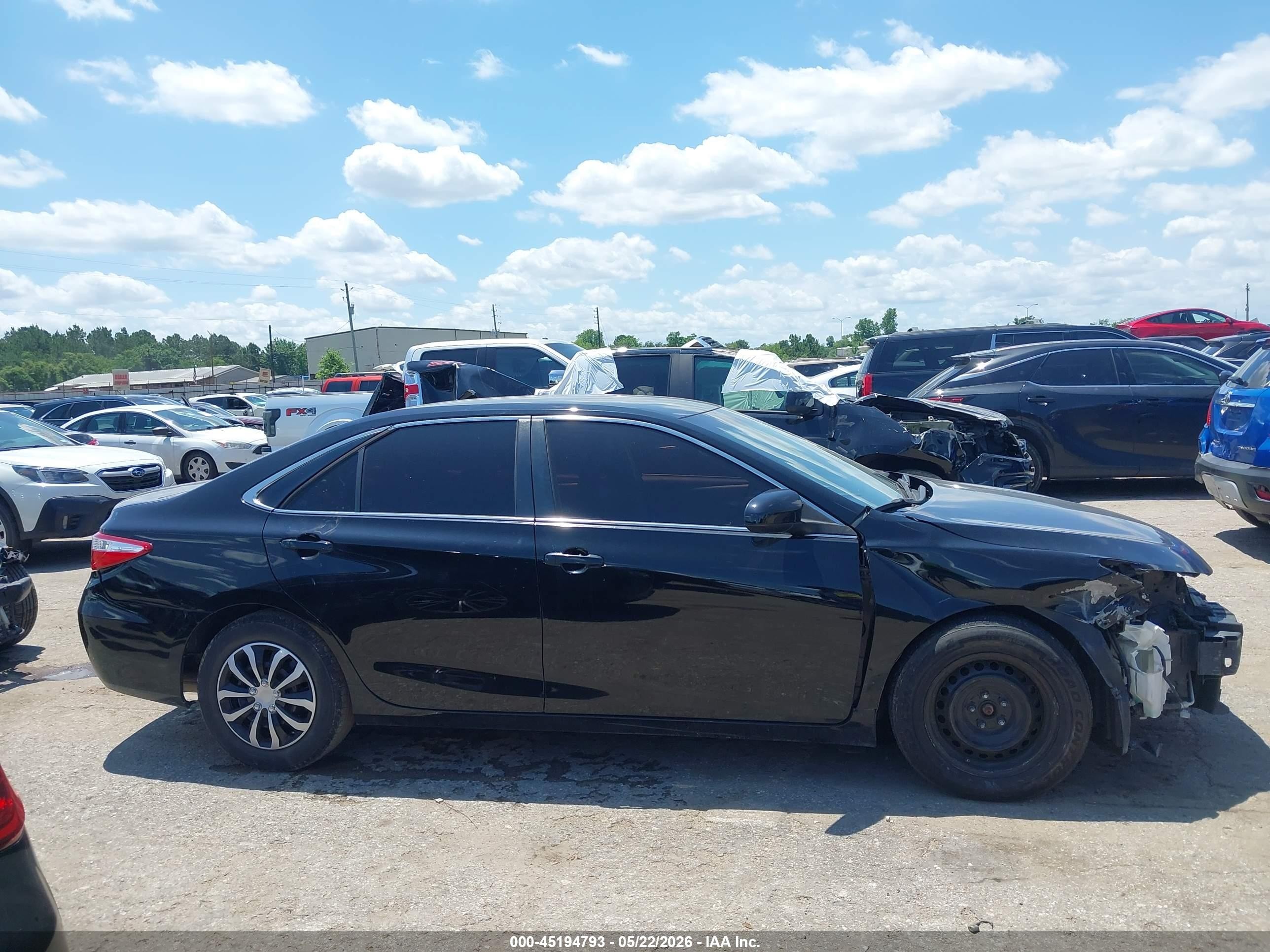 2015 Toyota Camry Le Black vin: 4T4BF1FK7FR474004