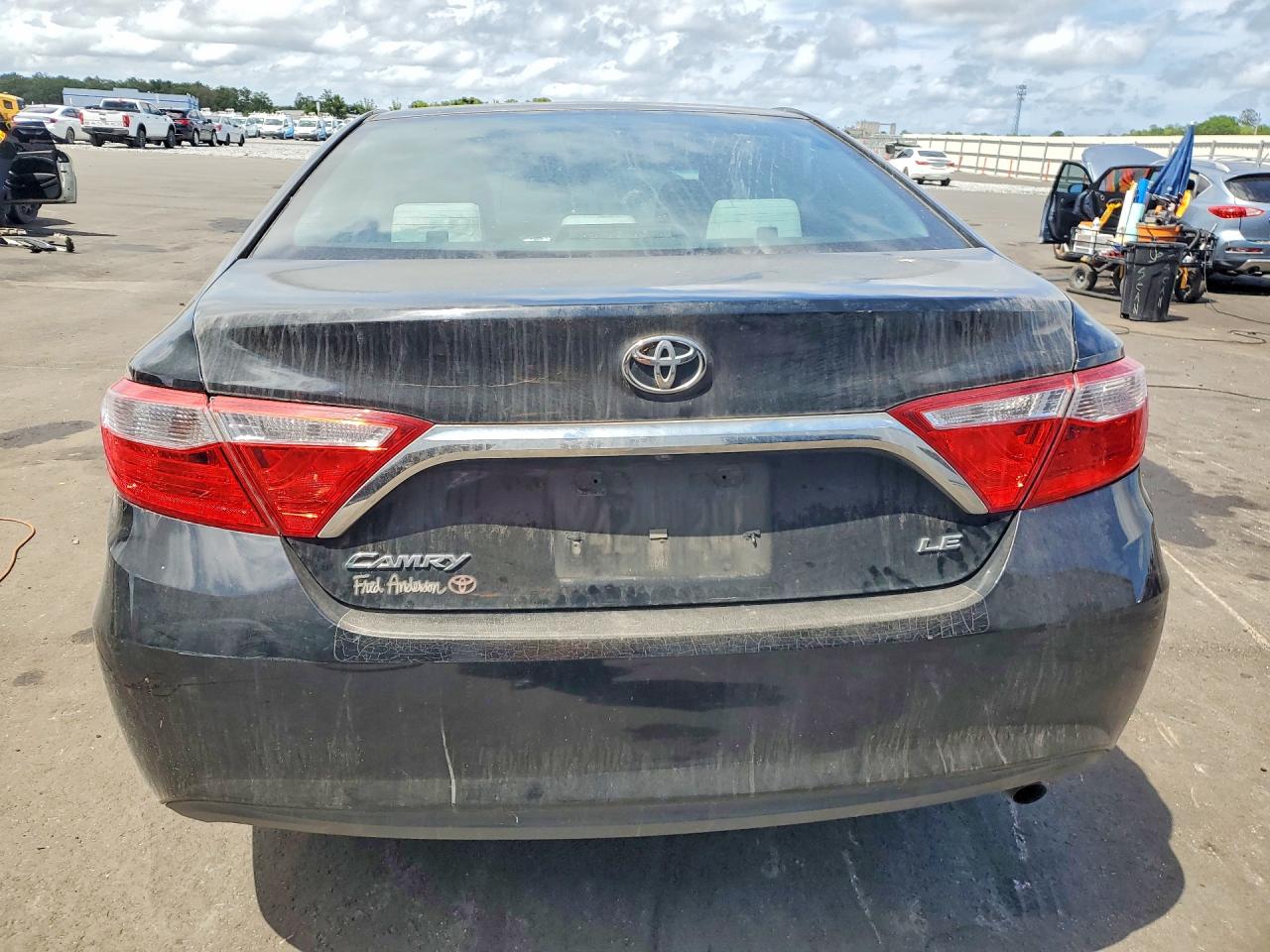 2015 Toyota Camry Le Черный vin: 4T4BF1FK7FR478246