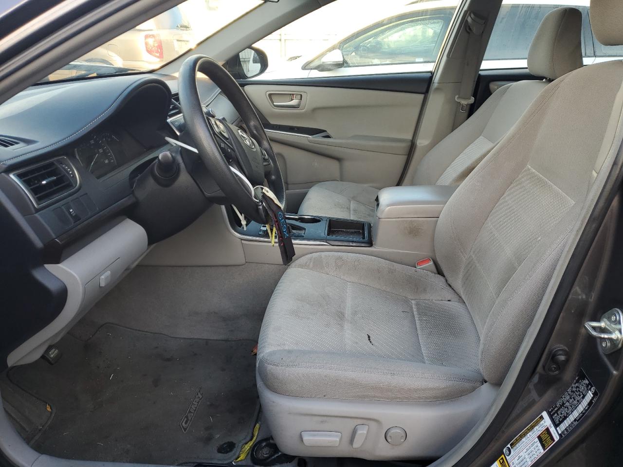 2015 Toyota Camry Le Gray vin: 4T4BF1FK7FR481096