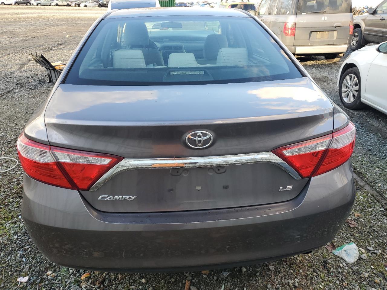 2015 Toyota Camry Le Gray vin: 4T4BF1FK7FR481096