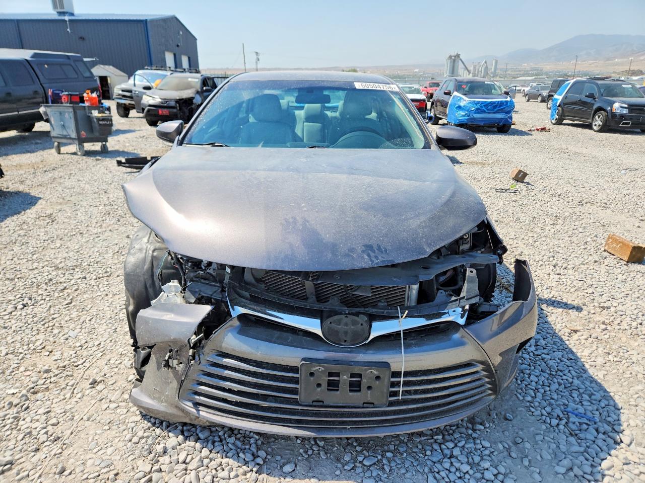 2015 Toyota Camry Xle Gray vin: 4T4BF1FK7FR490641
