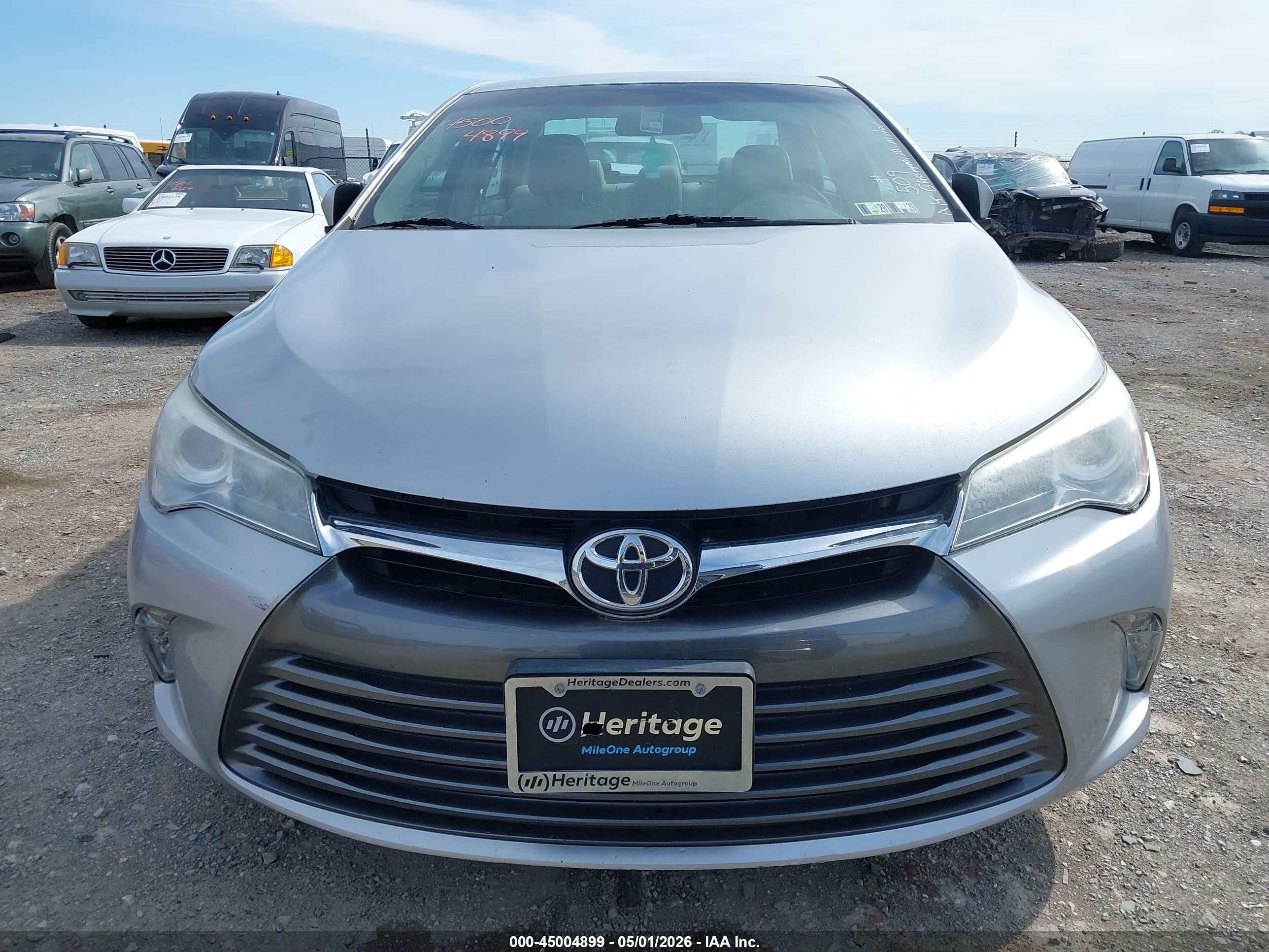 2015 Toyota Camry Le/se/xle/xse Silver vin: 4T4BF1FK7FR499663