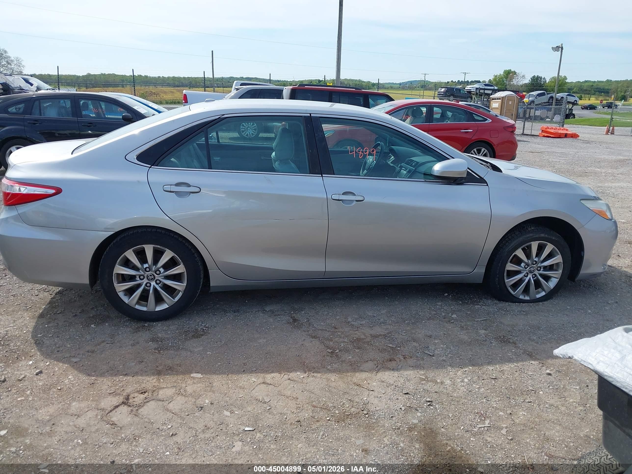 2015 Toyota Camry Le/se/xle/xse Silver vin: 4T4BF1FK7FR499663