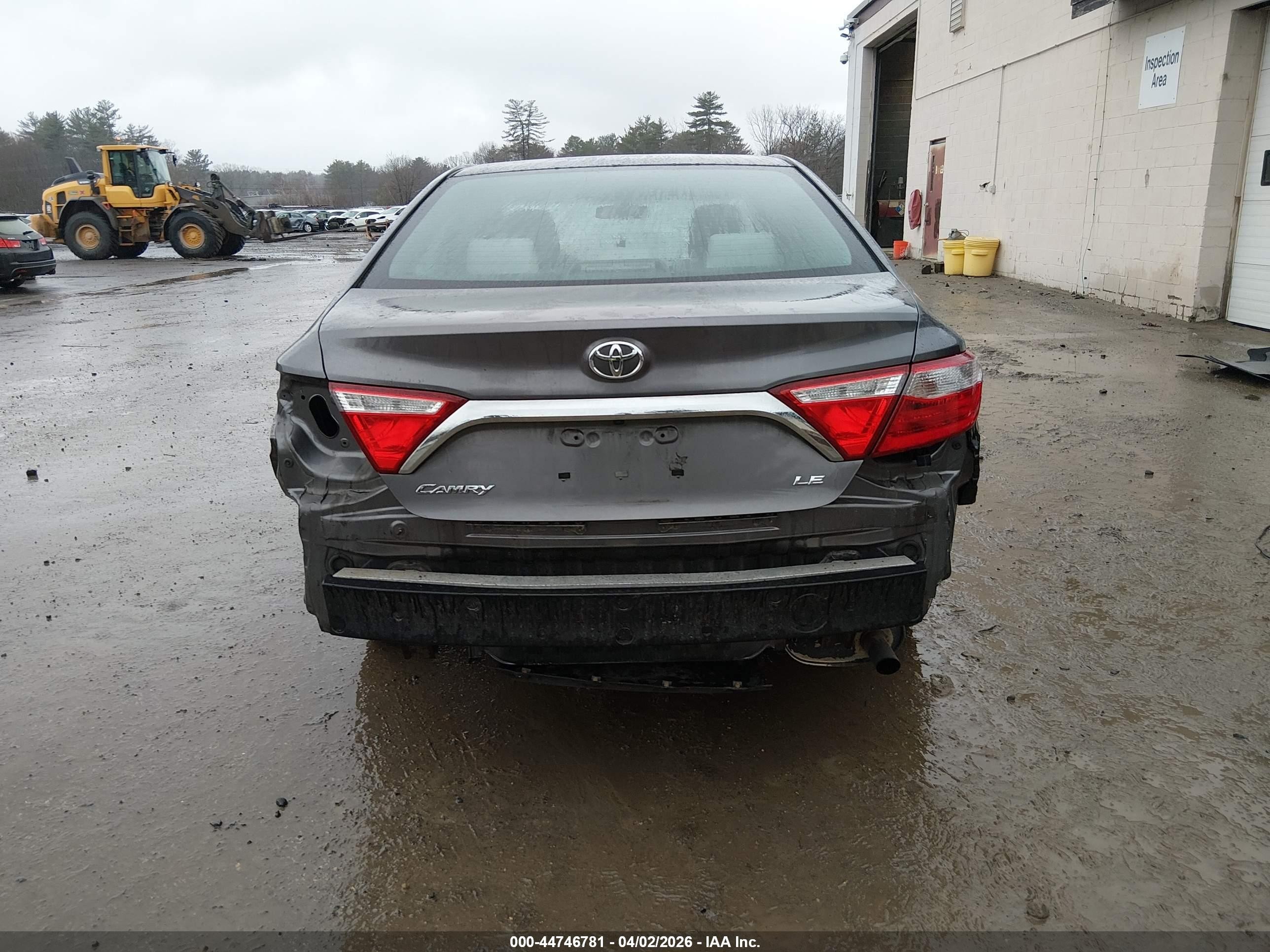 2015 Toyota Camry Le Gray vin: 4T4BF1FK7FR514016