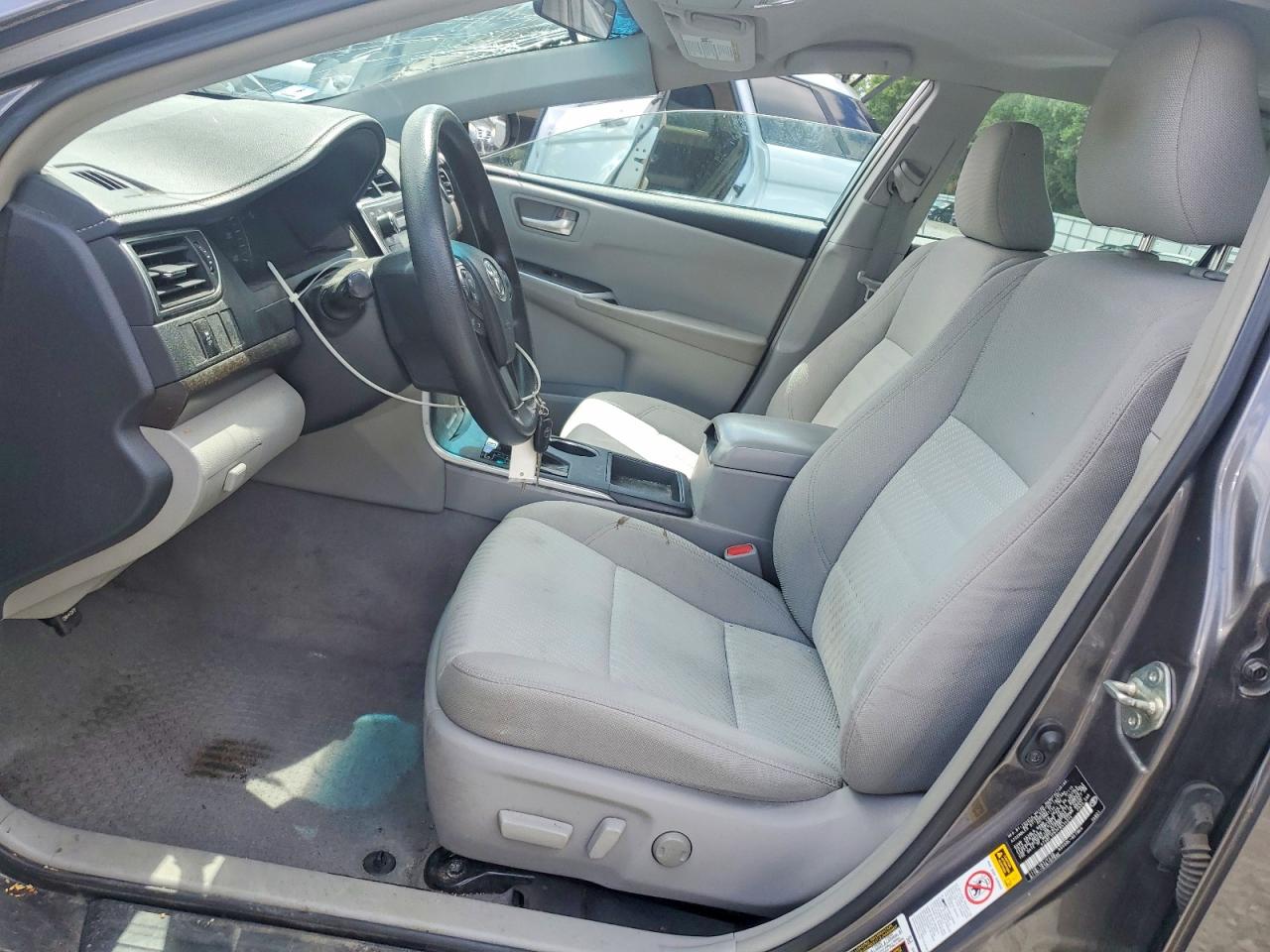 2015 Toyota Camry Le Gray vin: 4T4BF1FK7FR514274