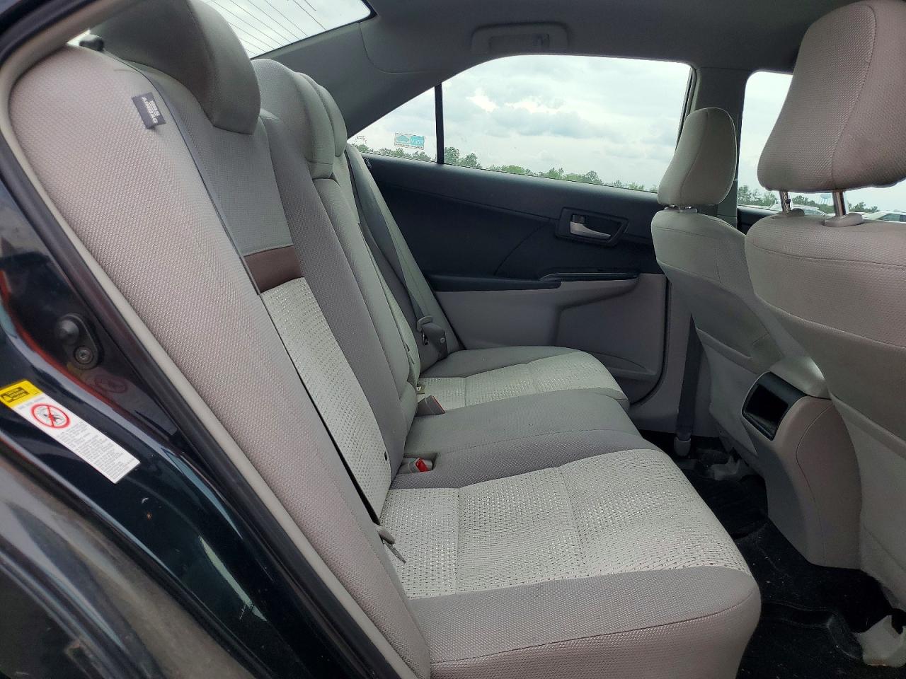2012 Toyota Camry Le Black vin: 4T4BF1FK8CR204386