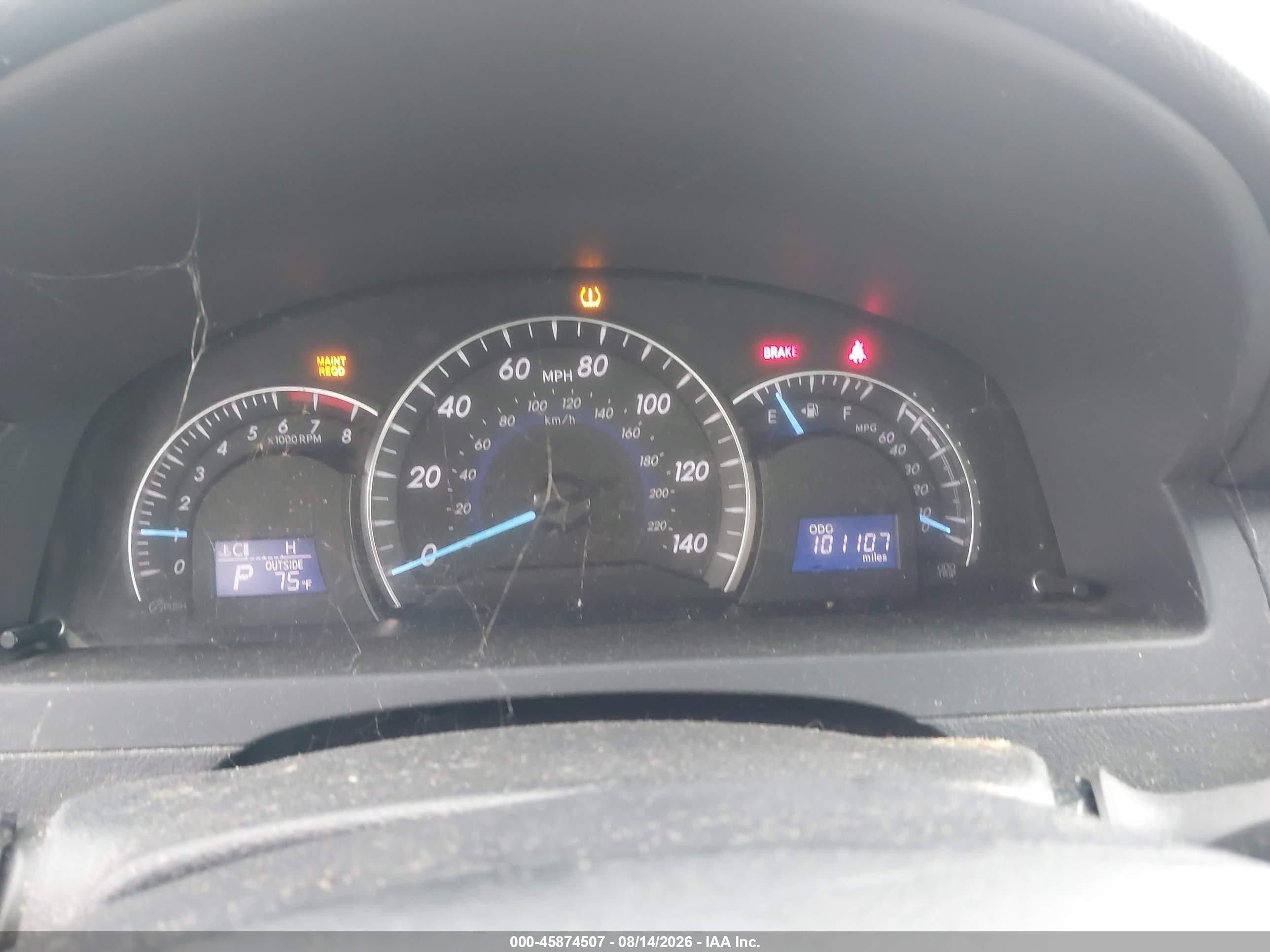 2012 Toyota Camry Xle Green vin: 4T4BF1FK8CR210141