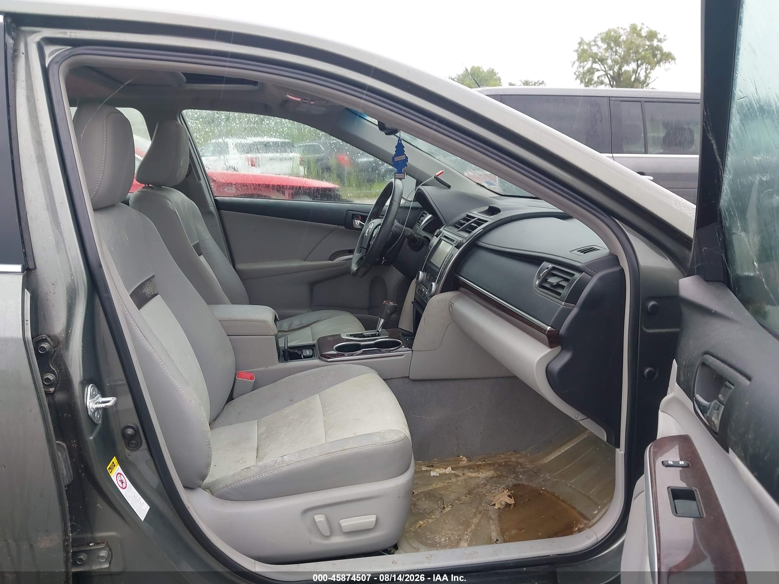 2012 Toyota Camry Xle Green vin: 4T4BF1FK8CR210141
