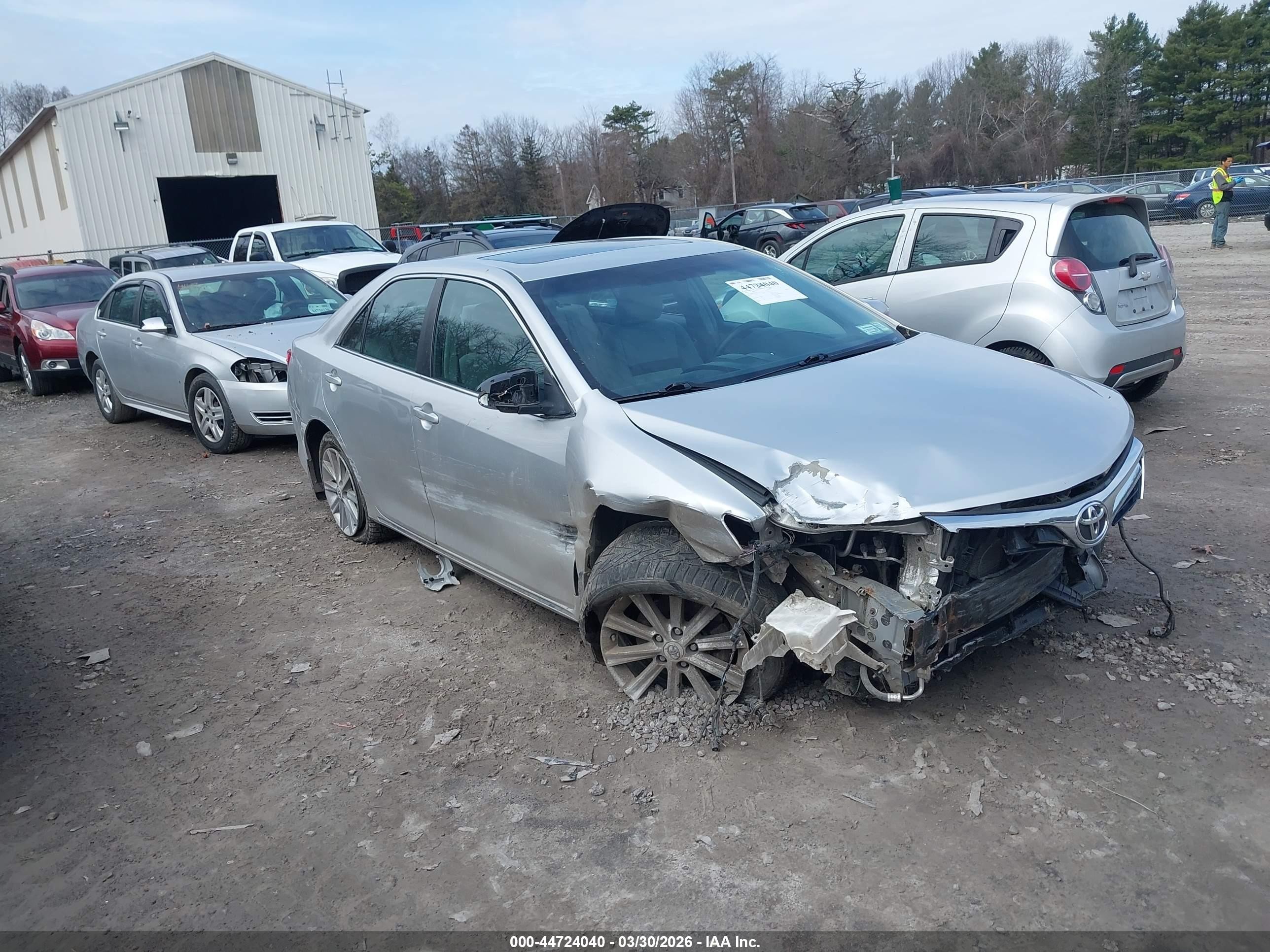 2012 Toyota Camry Xle Серебряный vin: 4T4BF1FK8CR215730