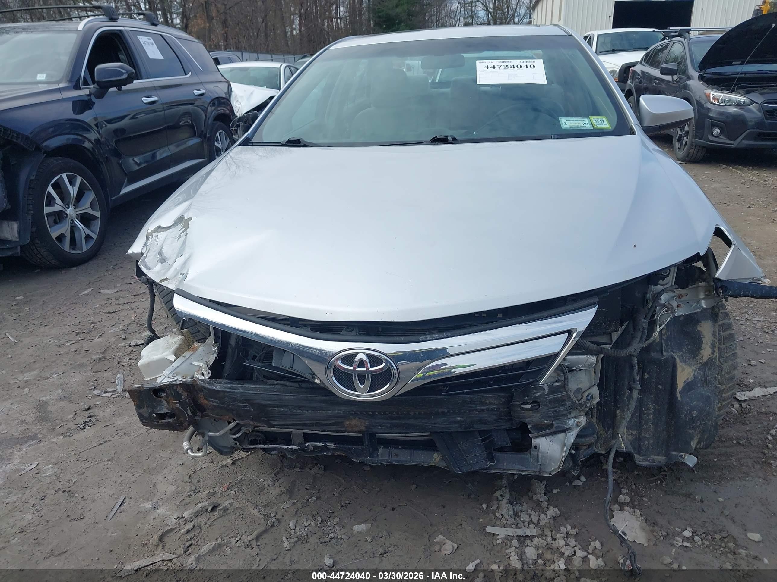 2012 Toyota Camry Xle Серебряный vin: 4T4BF1FK8CR215730