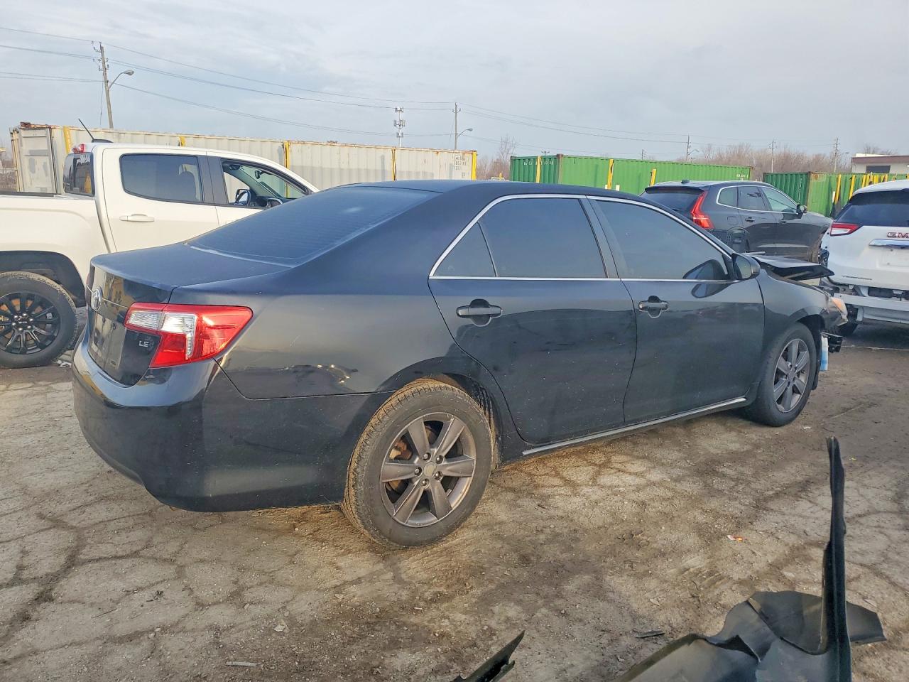 2012 Toyota Camry Le Черный vin: 4T4BF1FK8CR221382