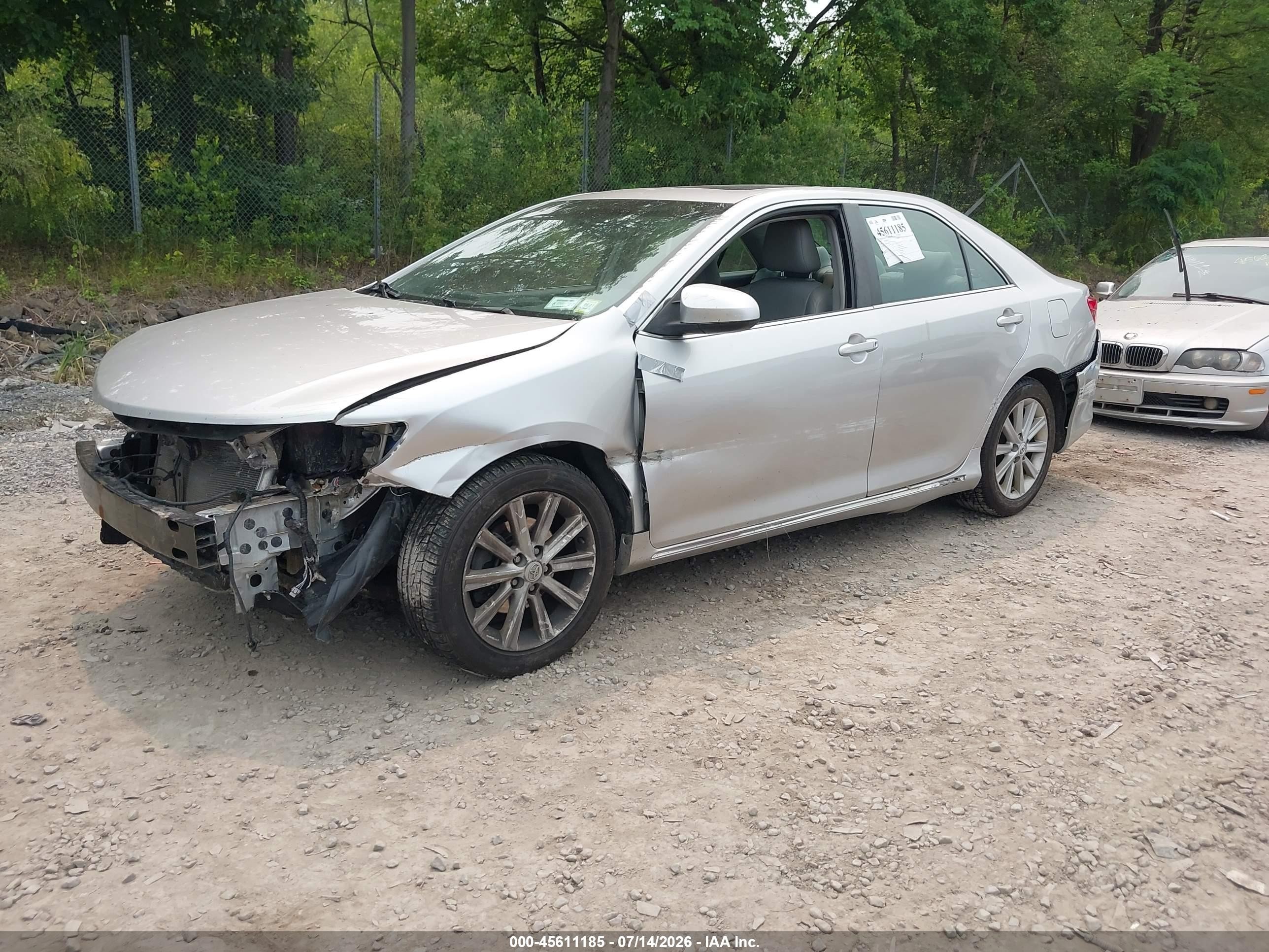 2012 Toyota Camry Xle Серебряный vin: 4T4BF1FK8CR256035