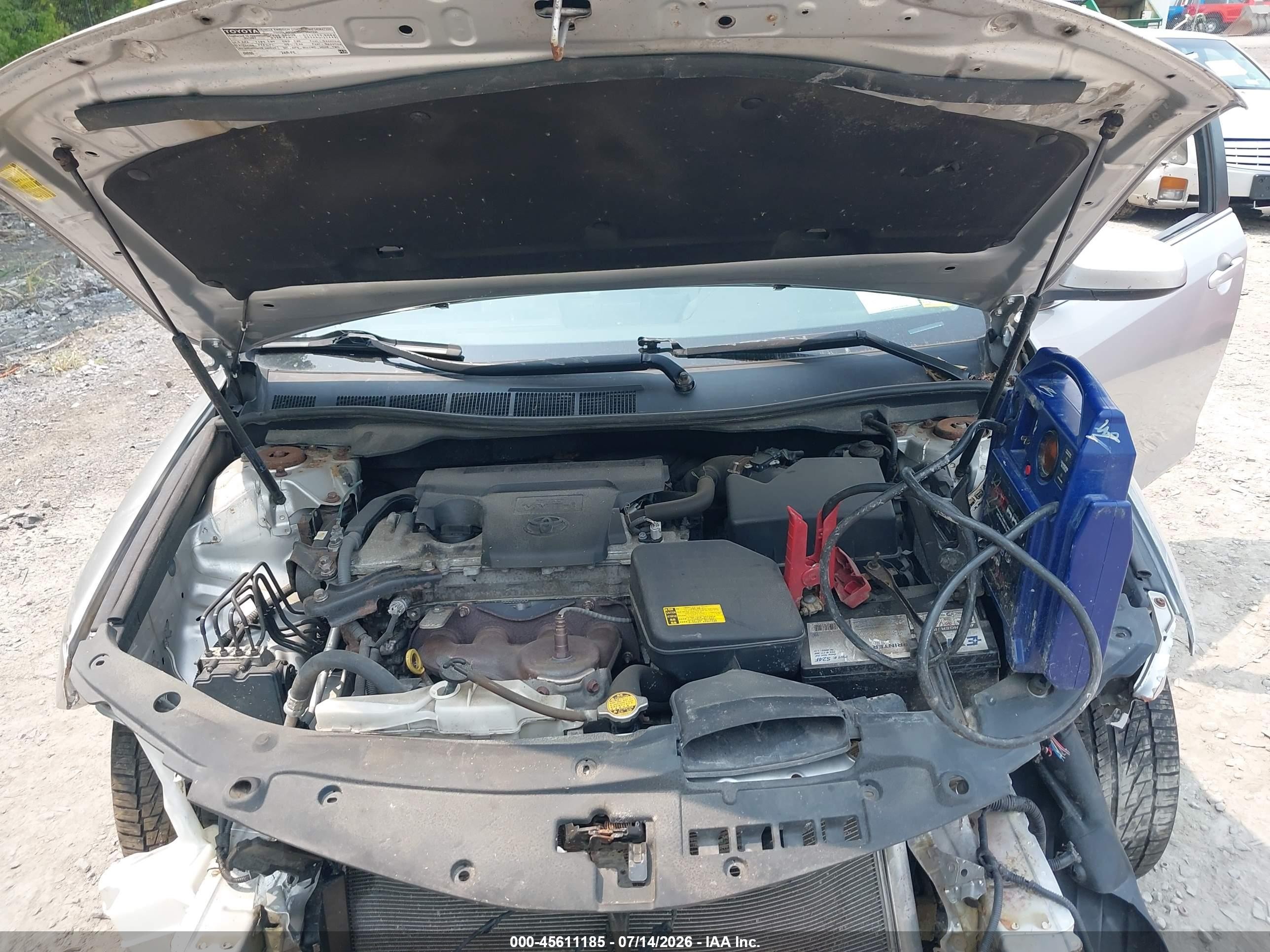 2012 Toyota Camry Xle Серебряный vin: 4T4BF1FK8CR256035