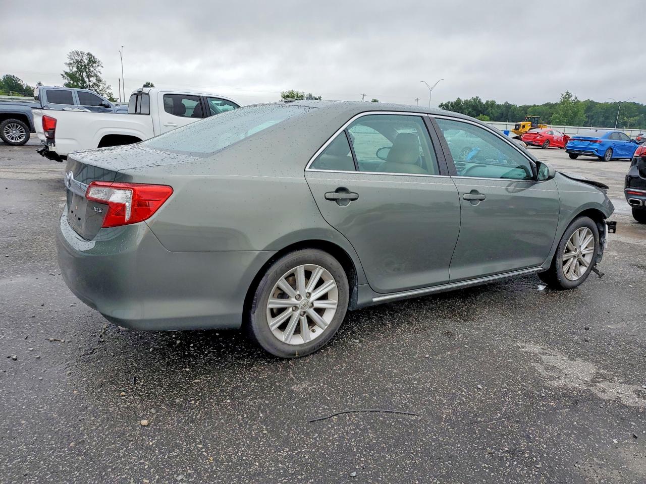 2012 Toyota Camry Xle Зеленый vin: 4T4BF1FK8CR271392