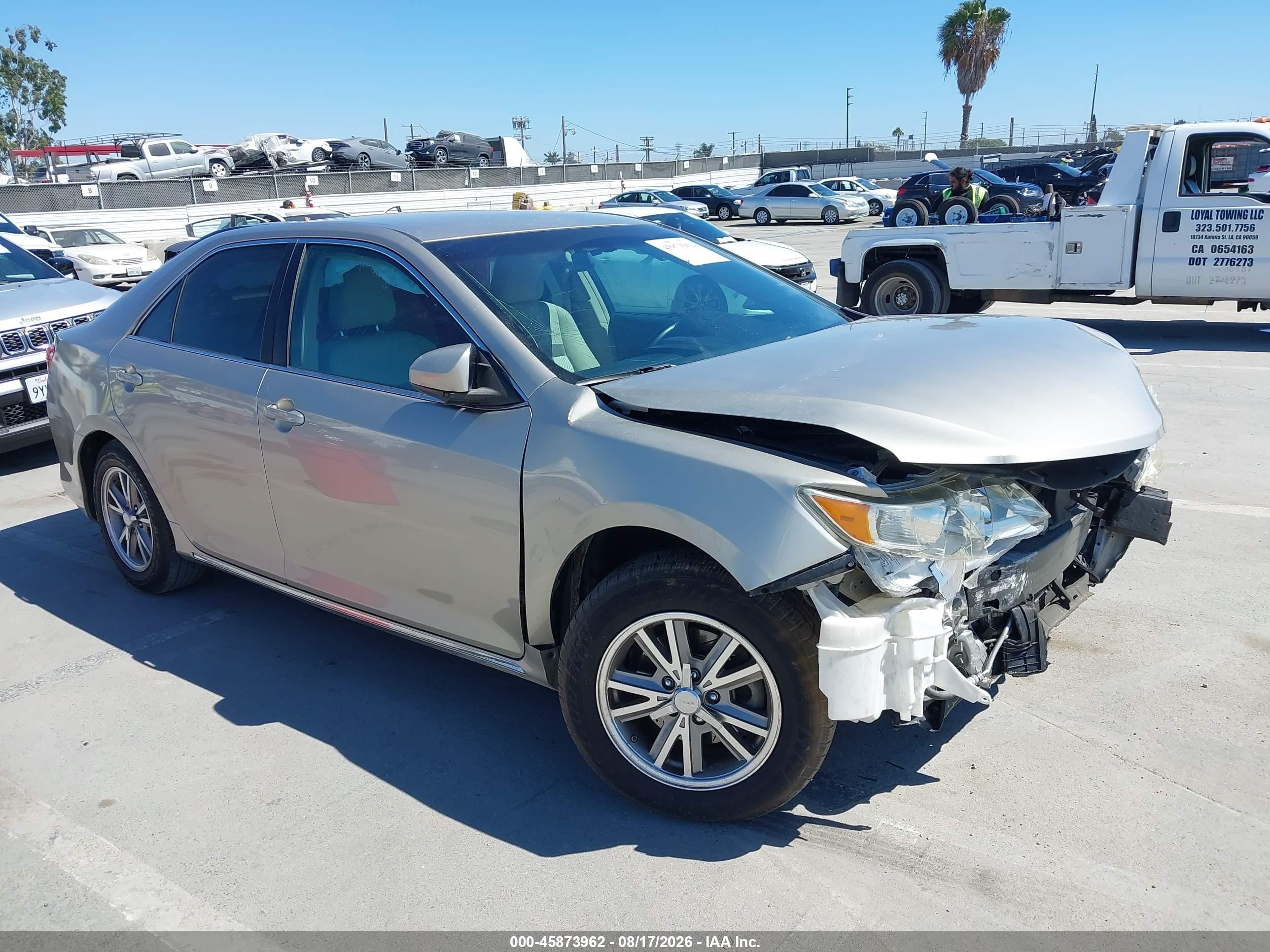2013 Toyota Camry Le Silver vin: 4T4BF1FK8DR277646