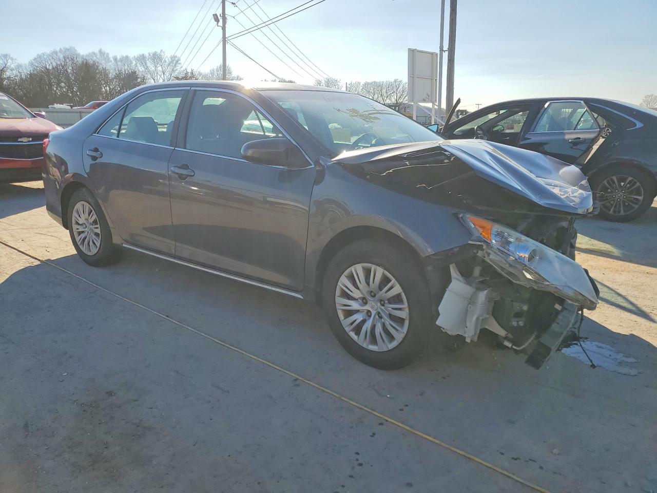 2013 Toyota Camry L Gray vin: 4T4BF1FK8DR298268