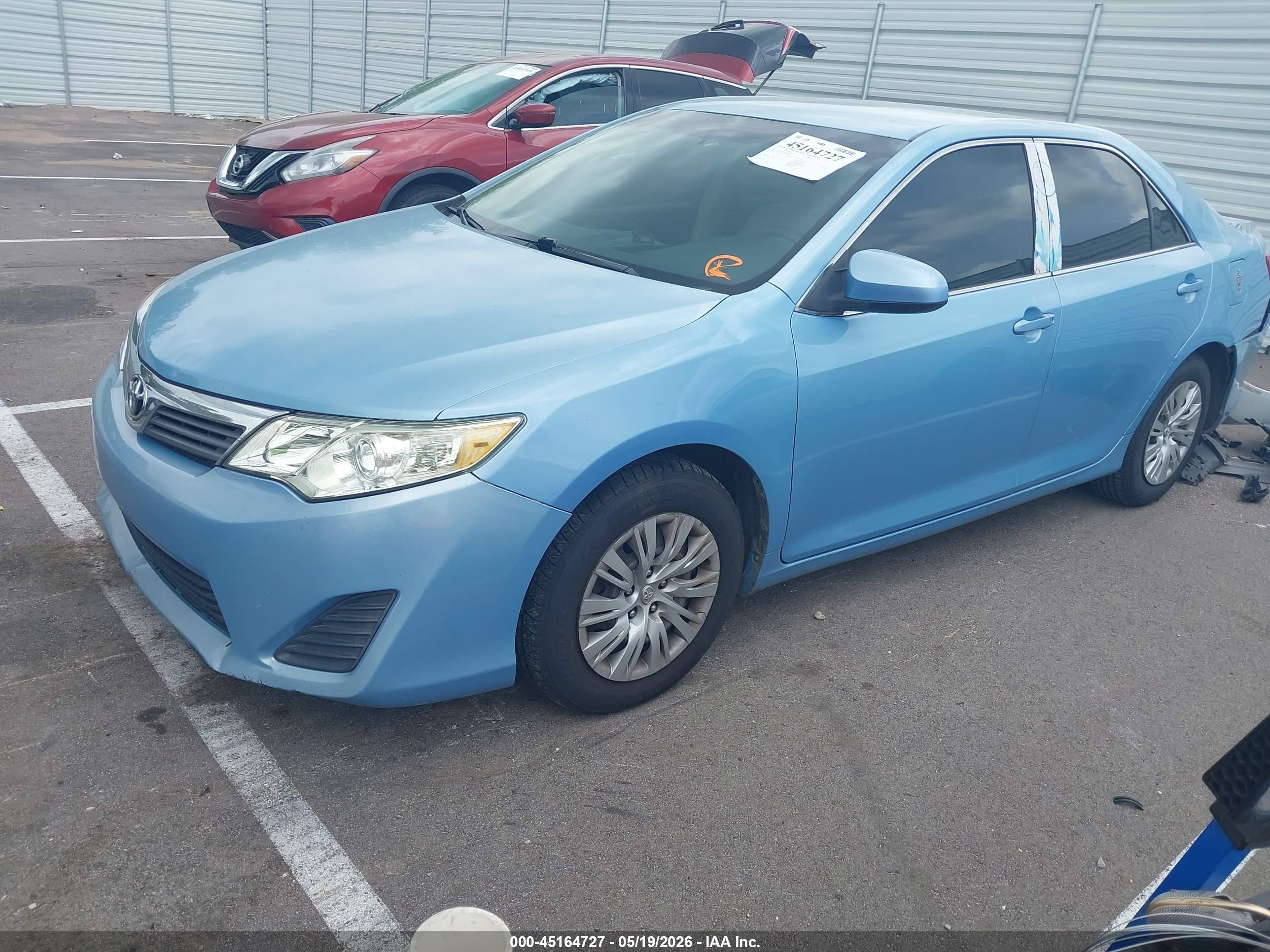 2013 Toyota Camry L Light Blue vin: 4T4BF1FK8DR305431
