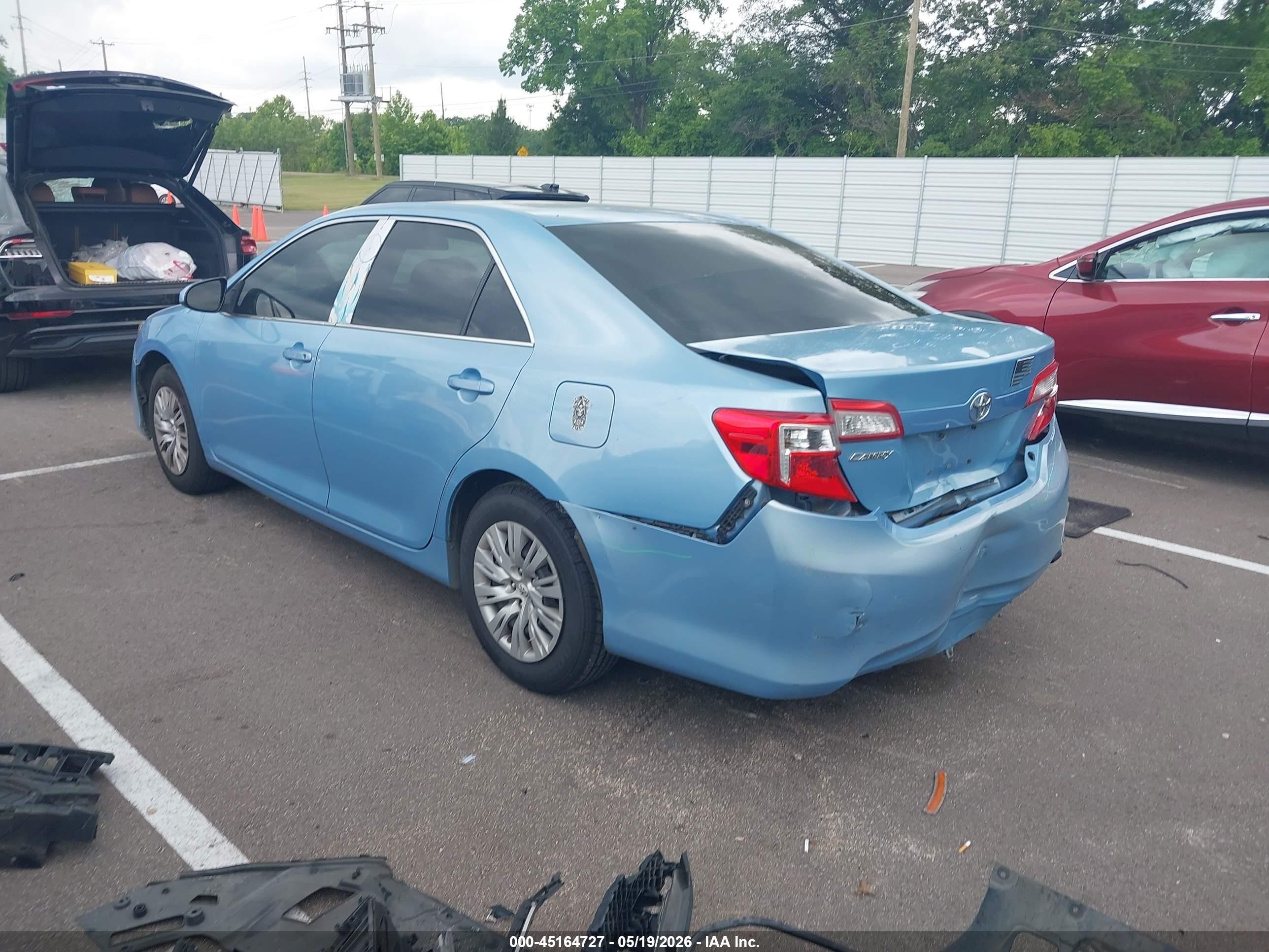 2013 Toyota Camry L Light Blue vin: 4T4BF1FK8DR305431