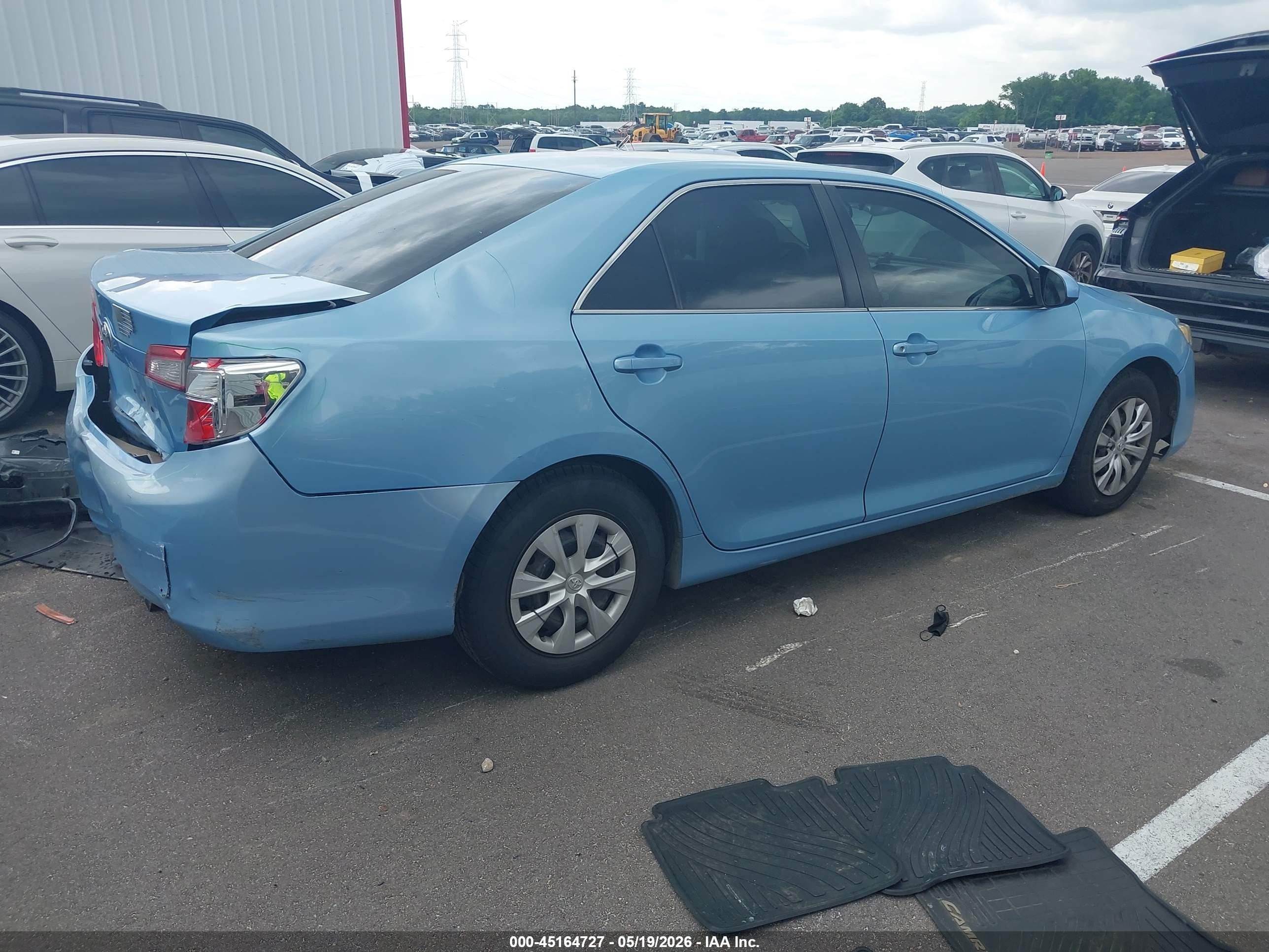 2013 Toyota Camry L Light Blue vin: 4T4BF1FK8DR305431