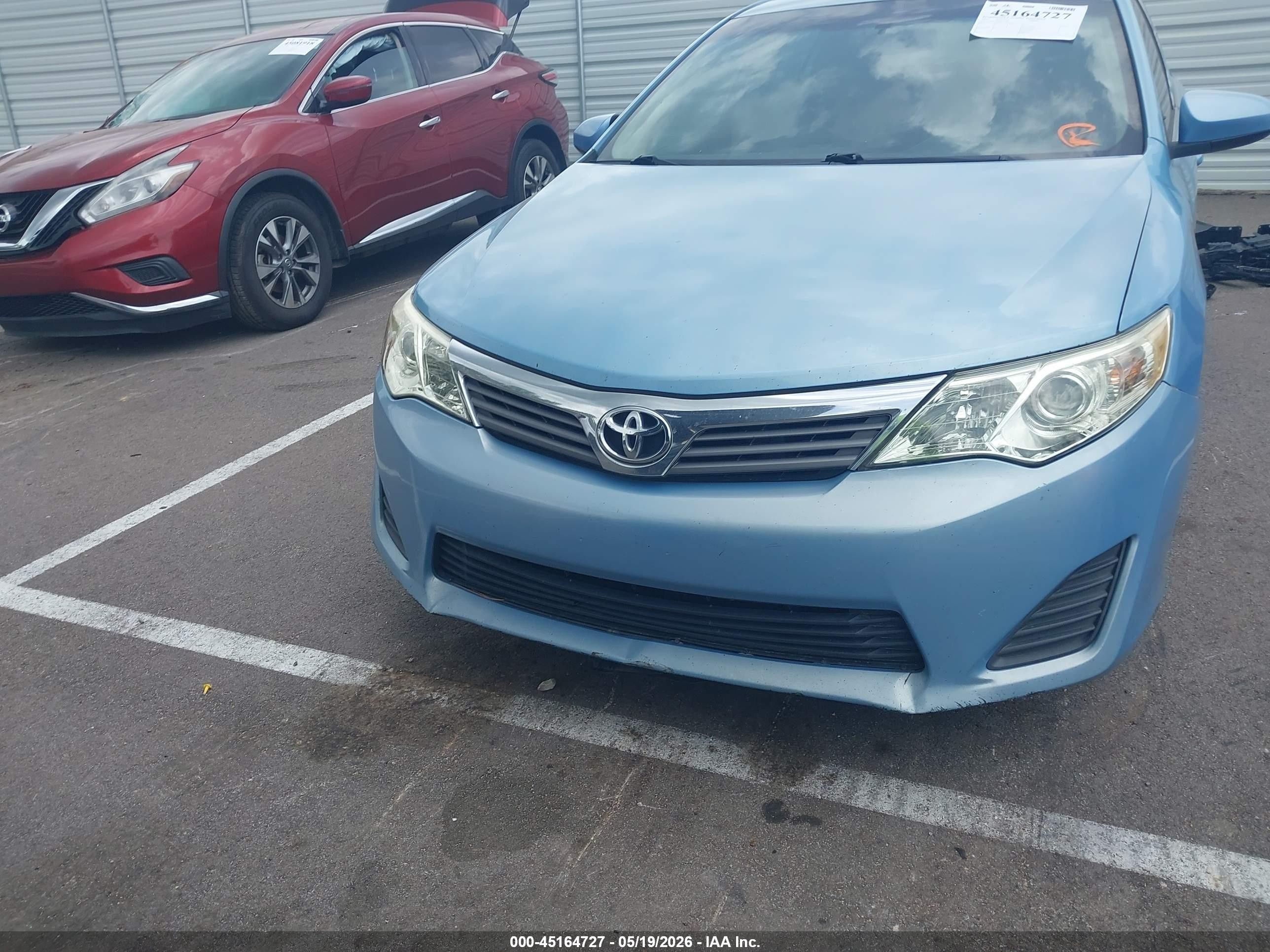 2013 Toyota Camry L Light Blue vin: 4T4BF1FK8DR305431