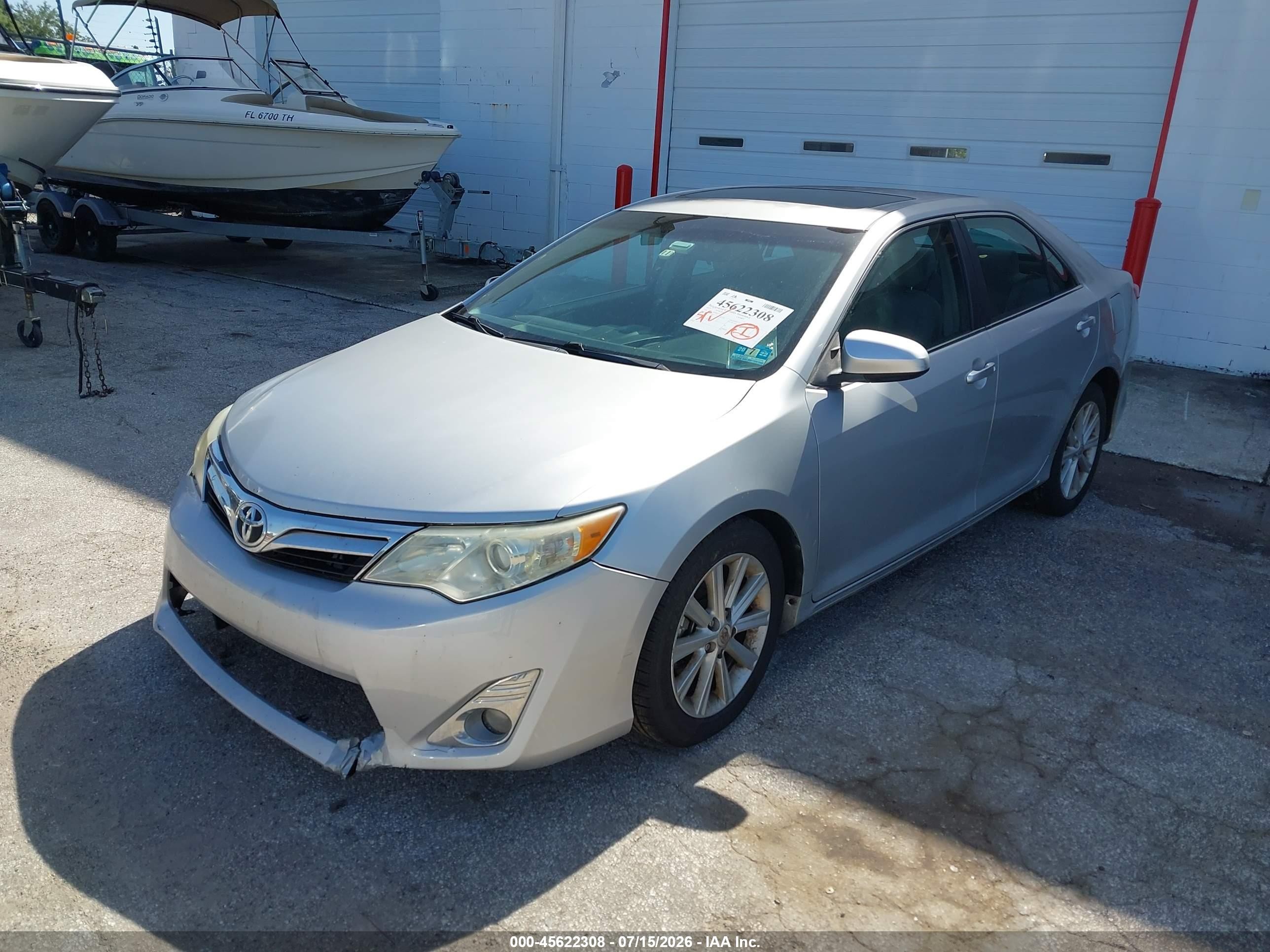 2013 Toyota Camry Xle Silver vin: 4T4BF1FK8DR313125