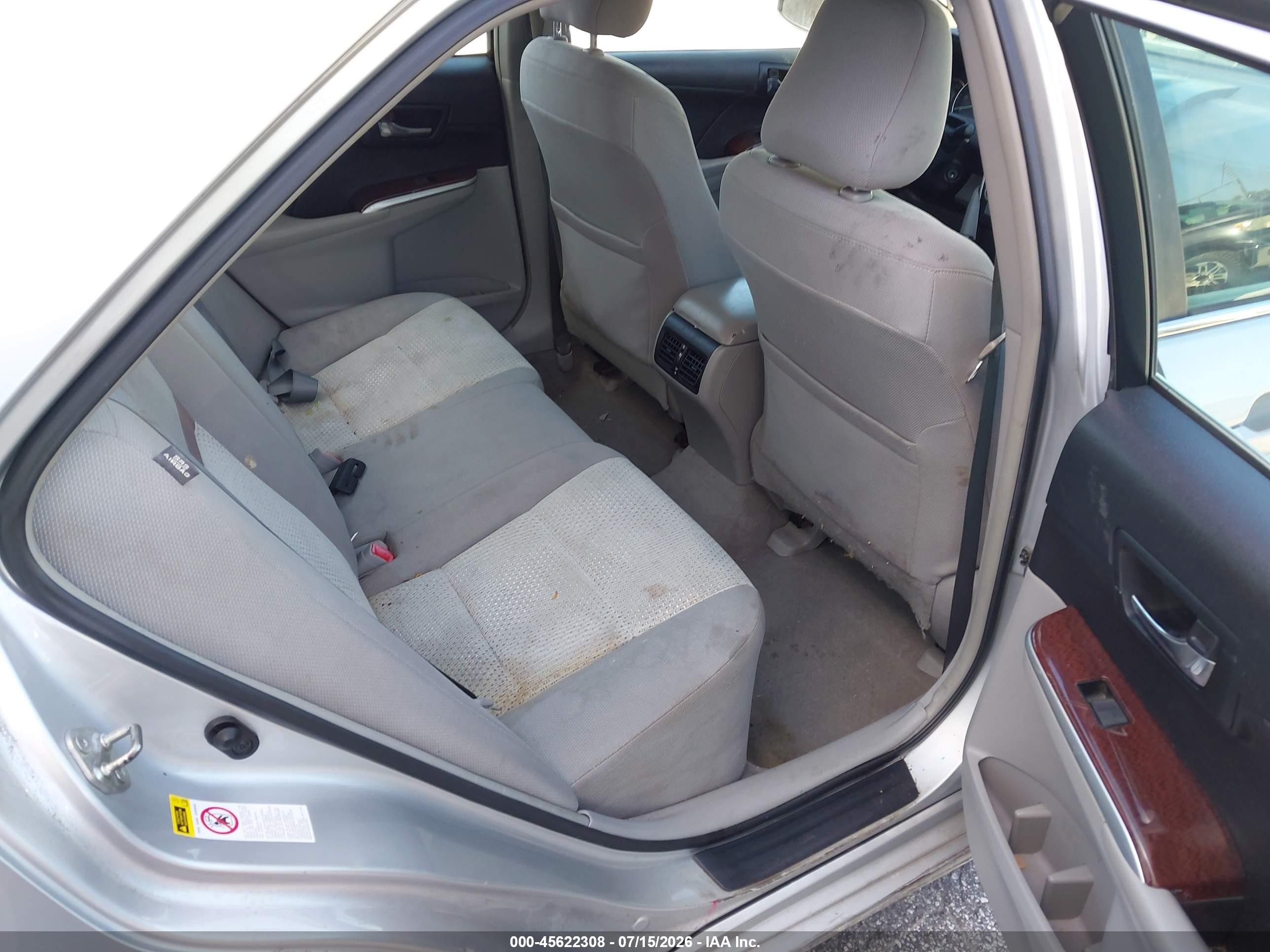 2013 Toyota Camry Xle Silver vin: 4T4BF1FK8DR313125