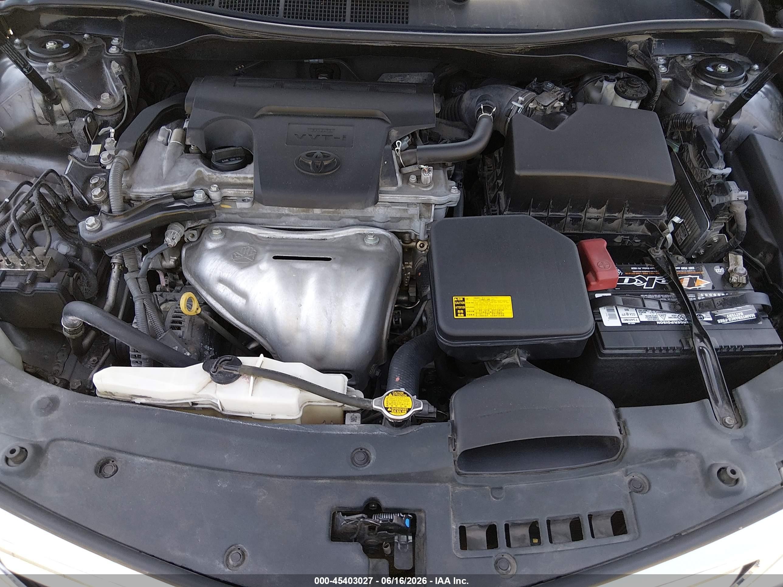 2014 Toyota Camry Xle Серый vin: 4T4BF1FK8ER362777