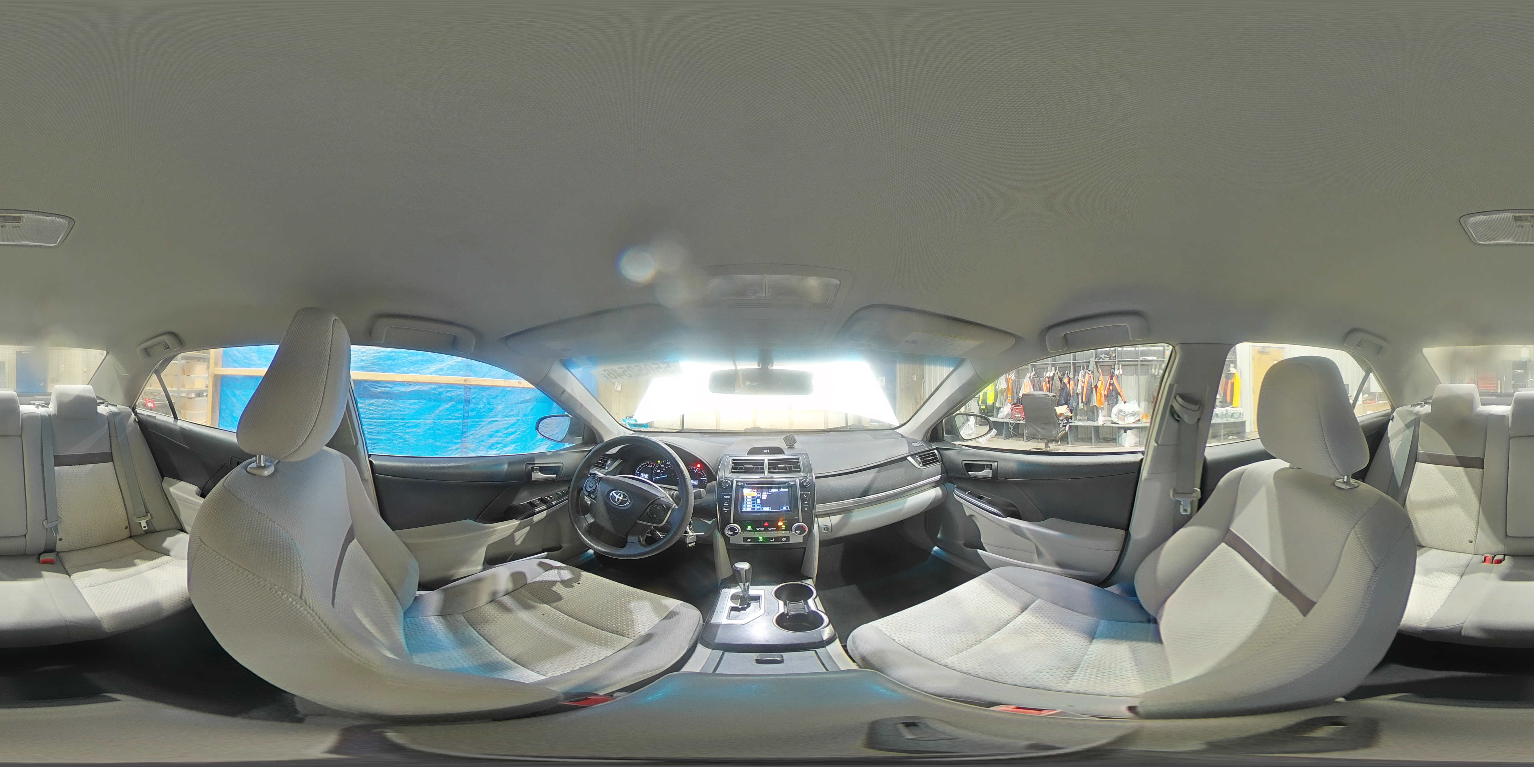 2014 Toyota Camry Le White vin: 4T4BF1FK8ER368630