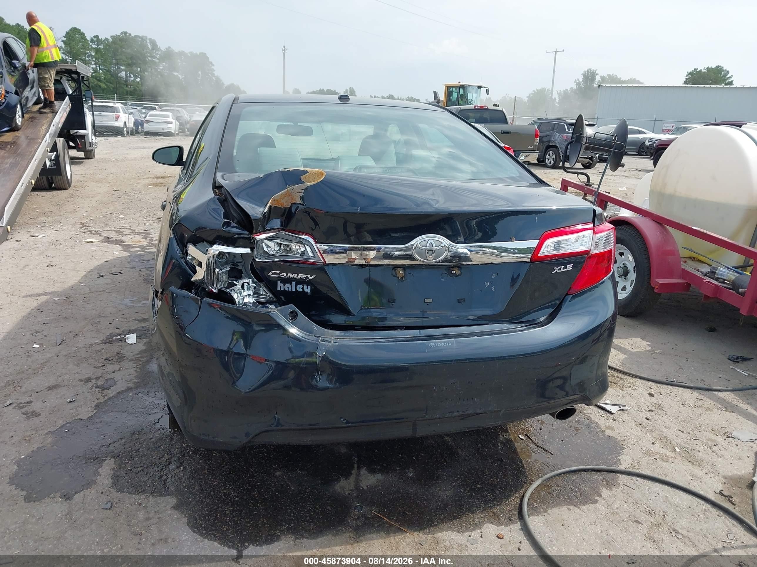 2014 Toyota Camry Xle Blue vin: 4T4BF1FK8ER378378