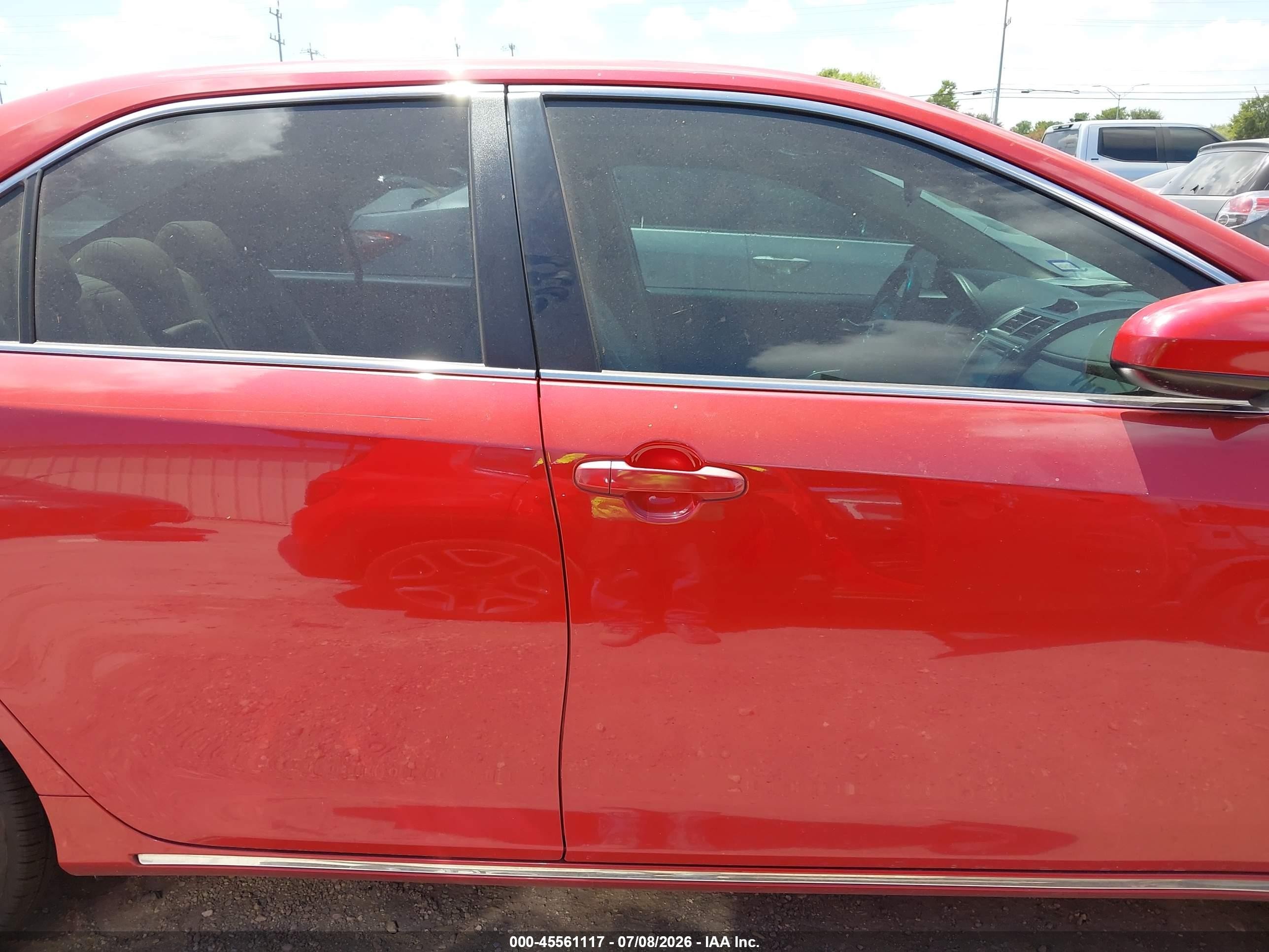 2014 Toyota Camry Xle Red vin: 4T4BF1FK8ER420807