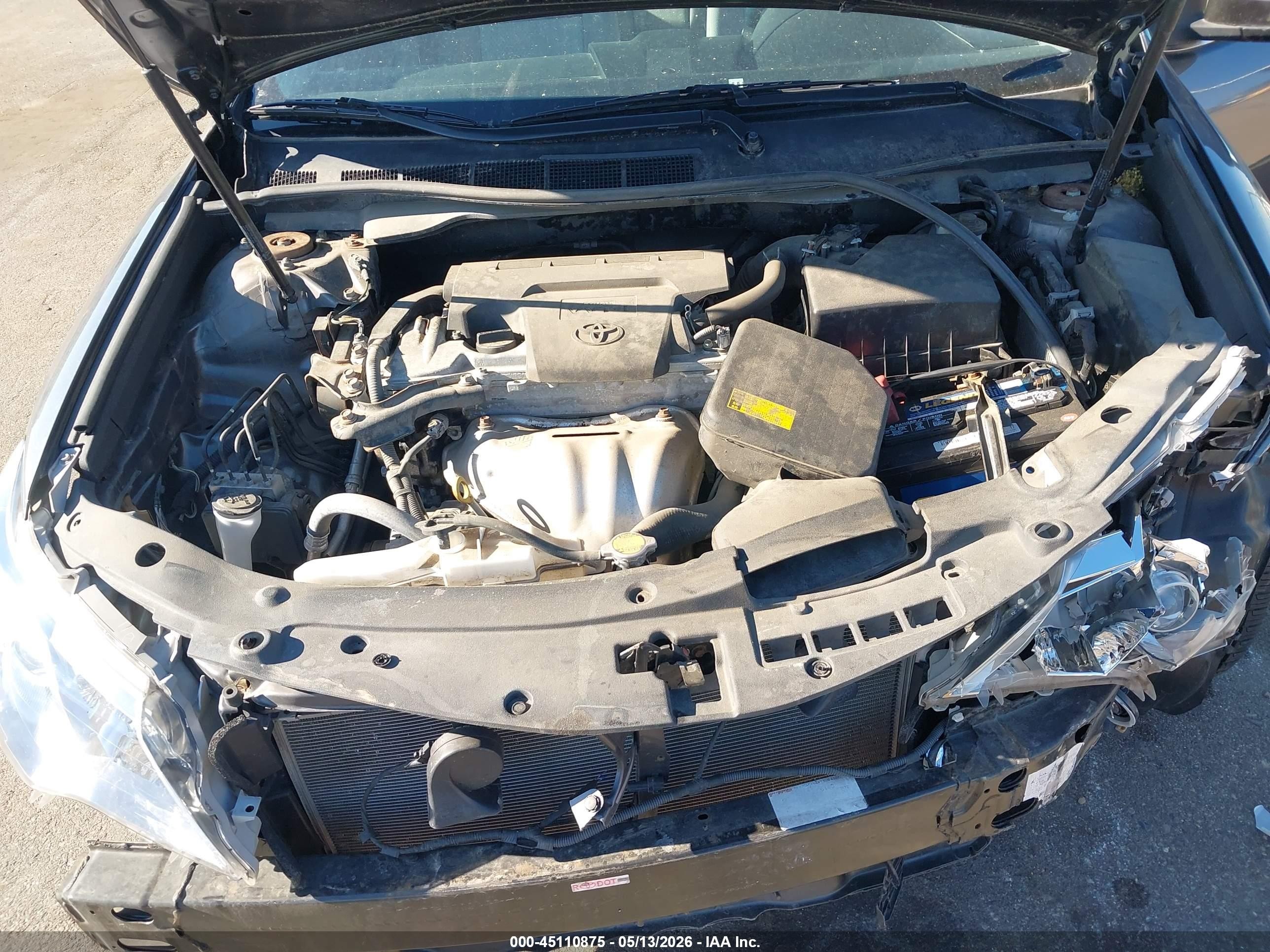 2014 Toyota Camry Le Gray vin: 4T4BF1FK8ER425621